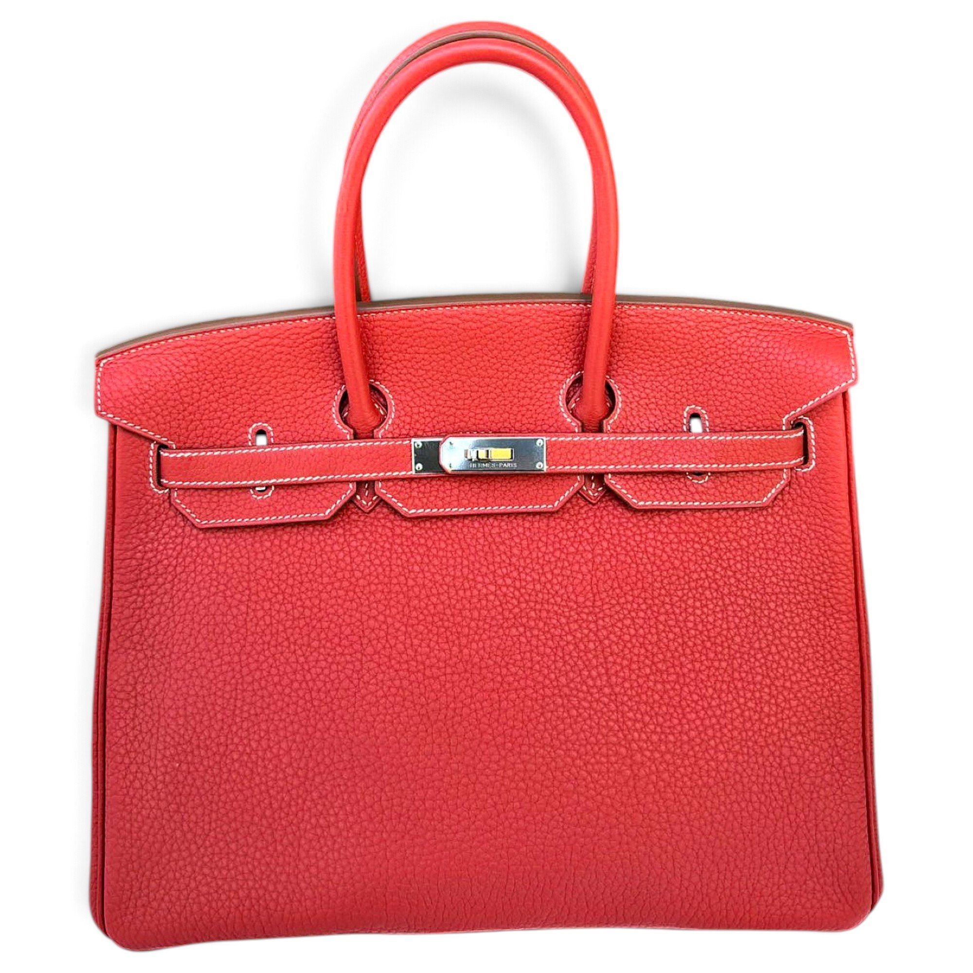 Birkin 35 leather handbag