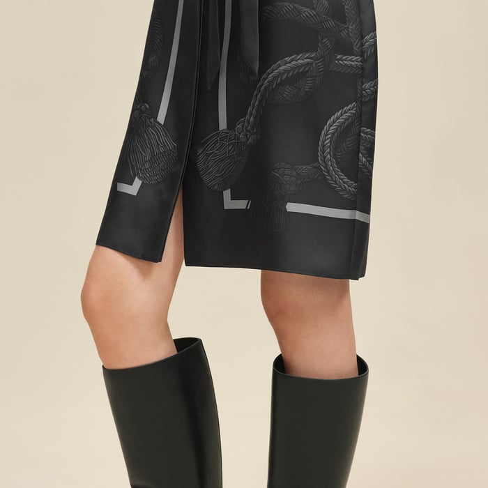 Gris Charbon "Palefroi Remix" Shirt Dress