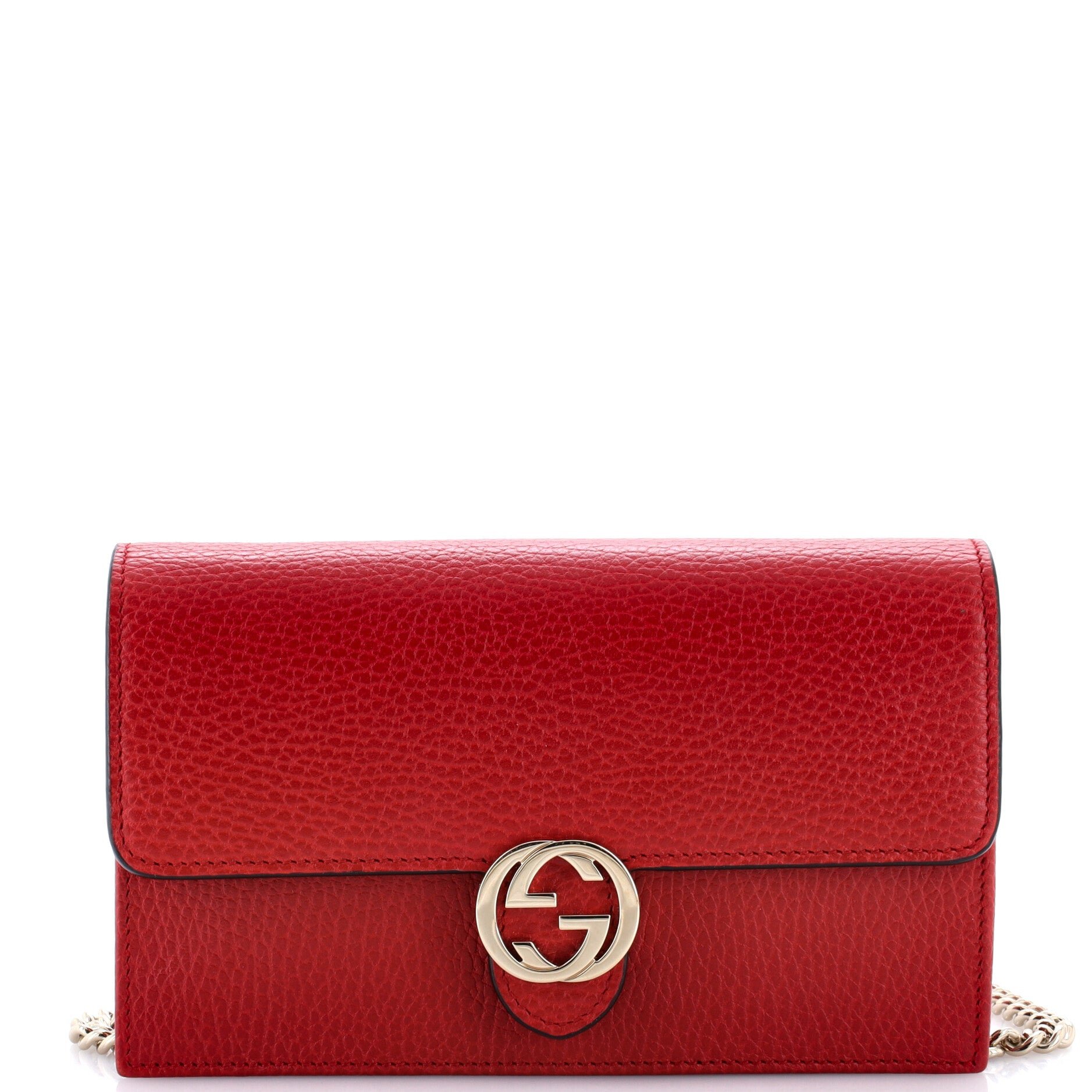 Interlocking Wallet on Chain Leather