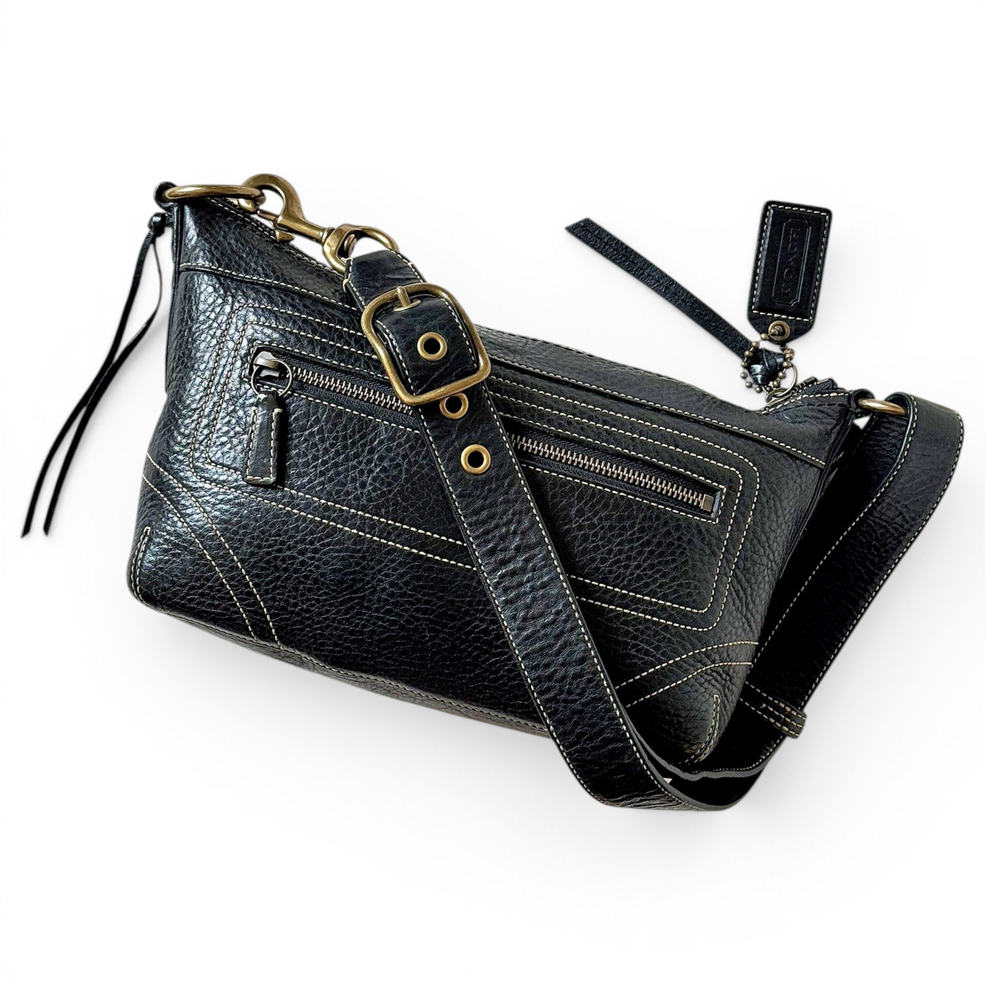 Leather crossbody bag
