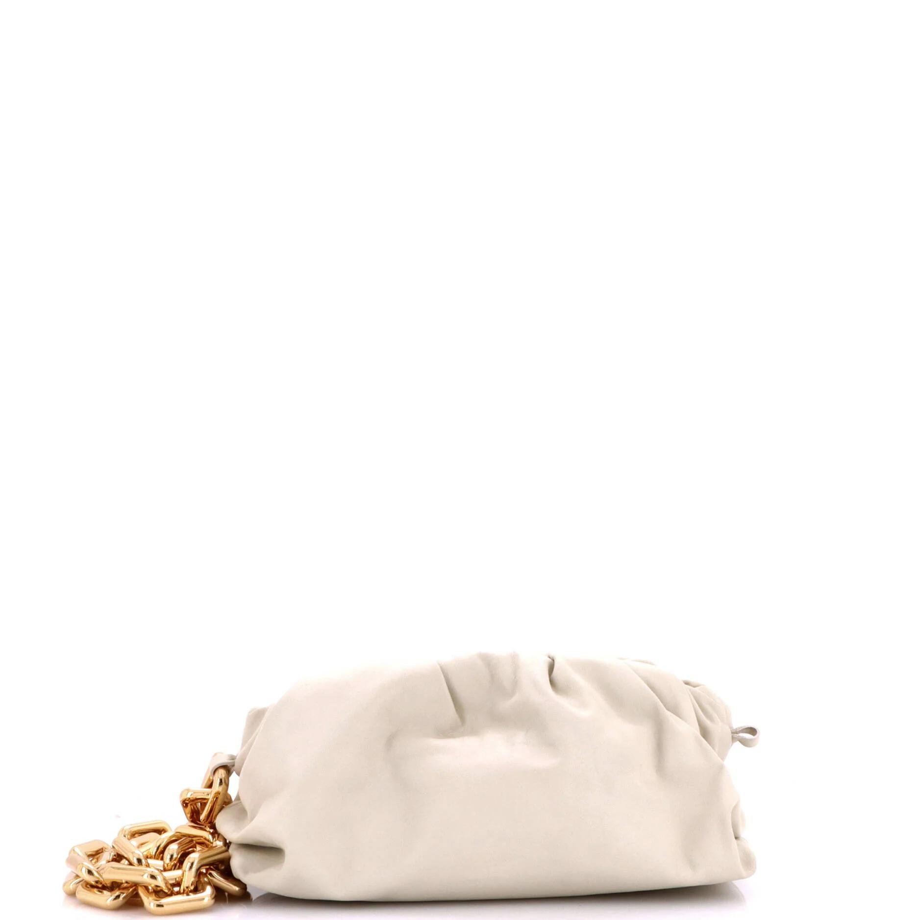 Chain Pouch leather handbag