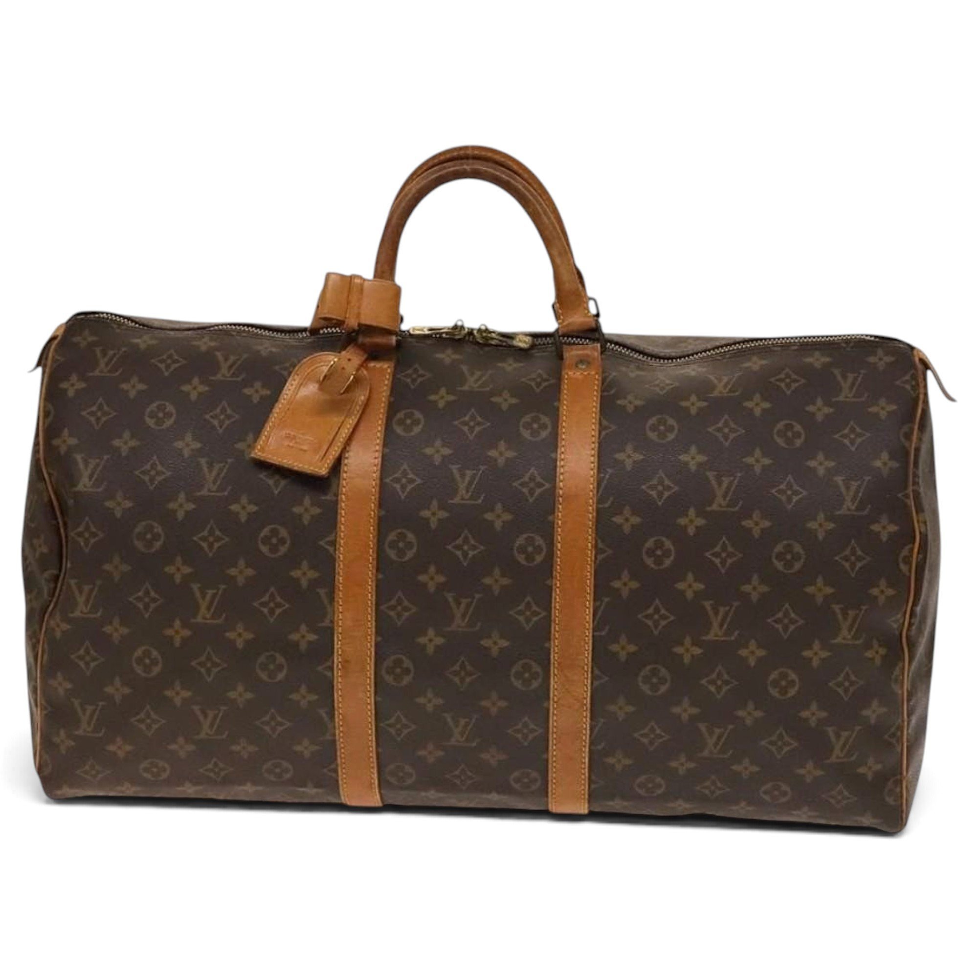 Leather bowling bag