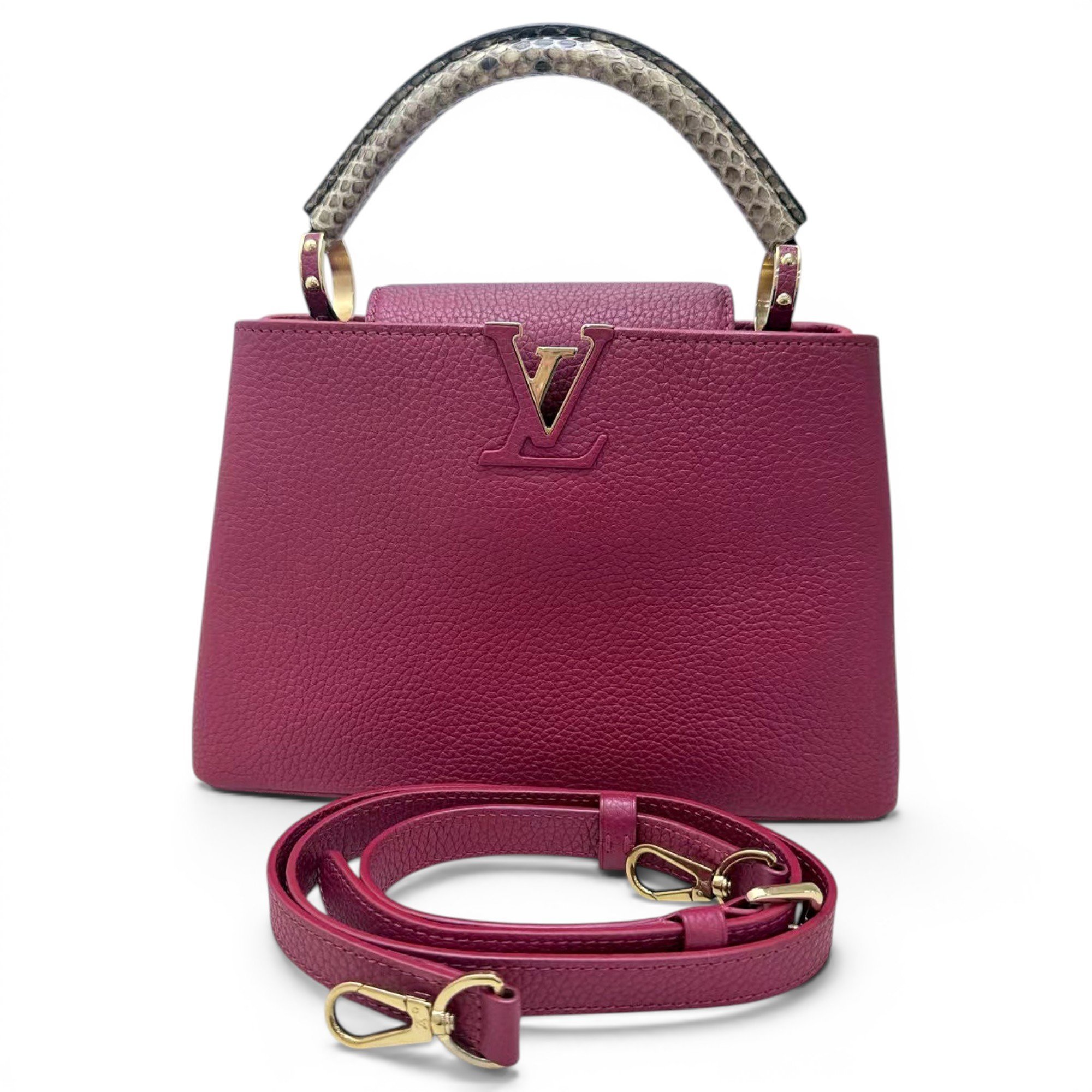 Capucines leather handbag