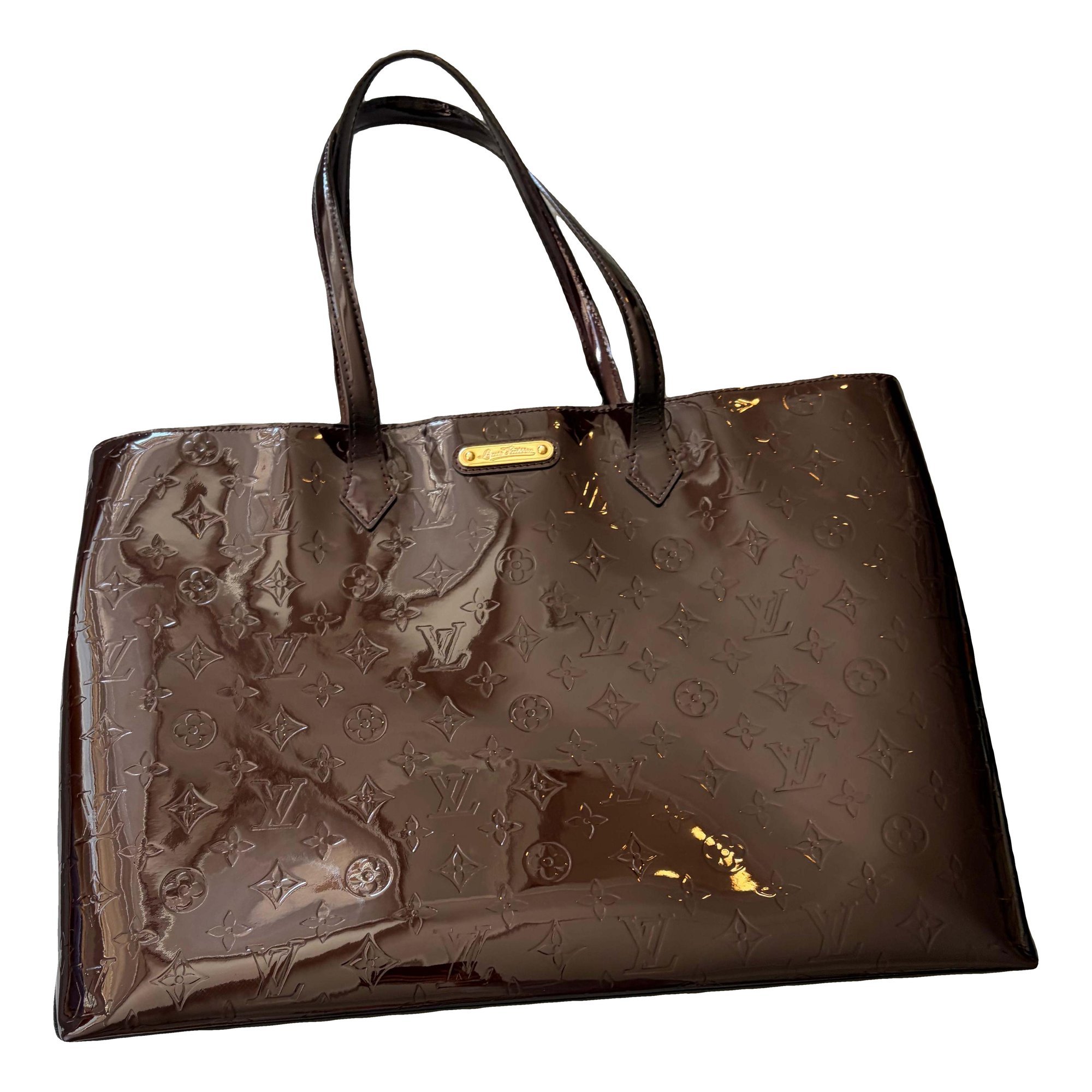 Wilshire patent leather tote