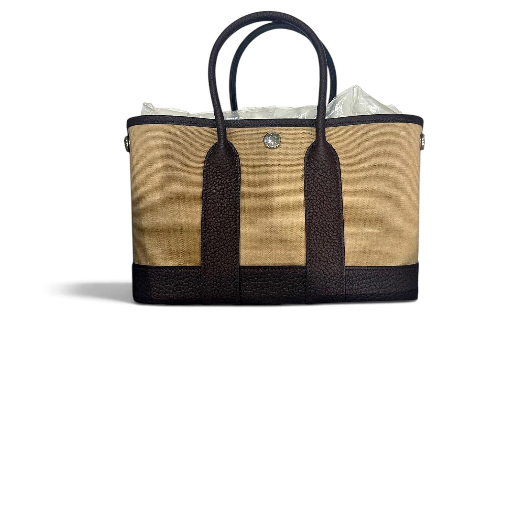 Hermes Garden Party Handbag Togo Leather