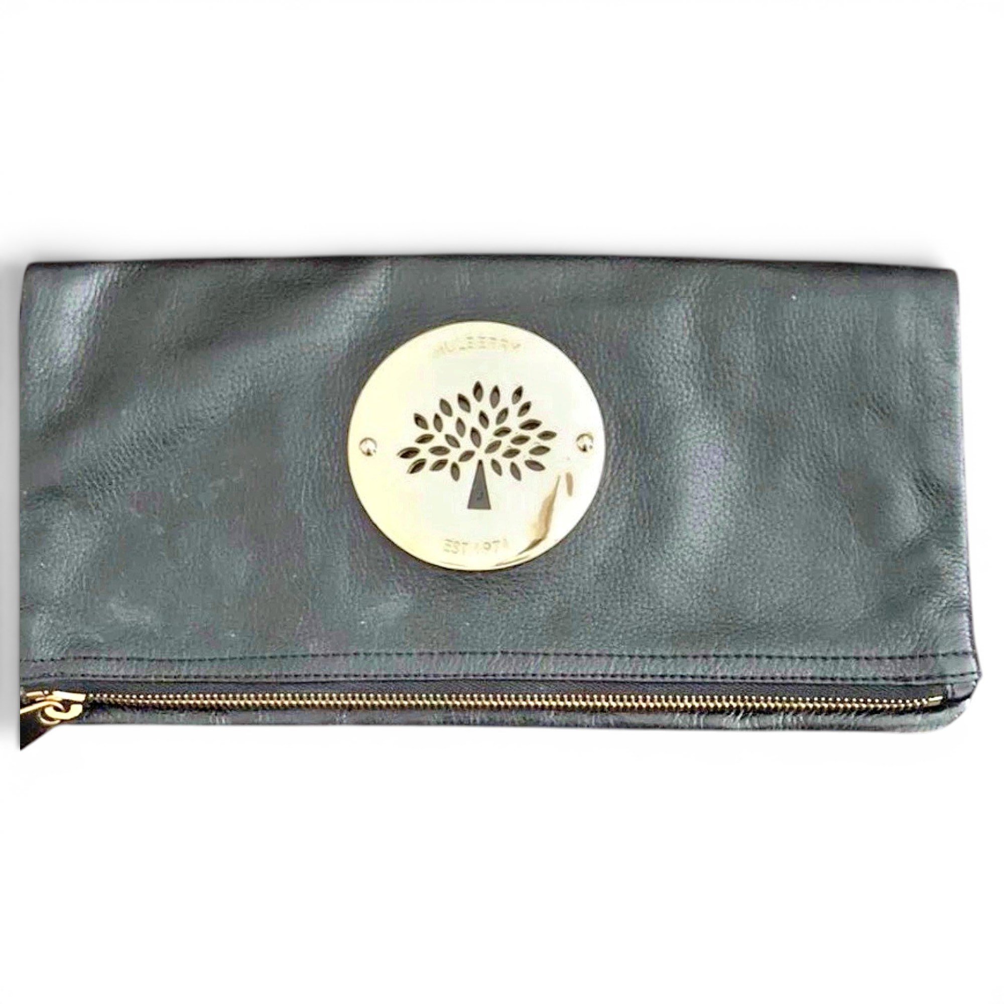 Mulberry Daria leather clutch bag