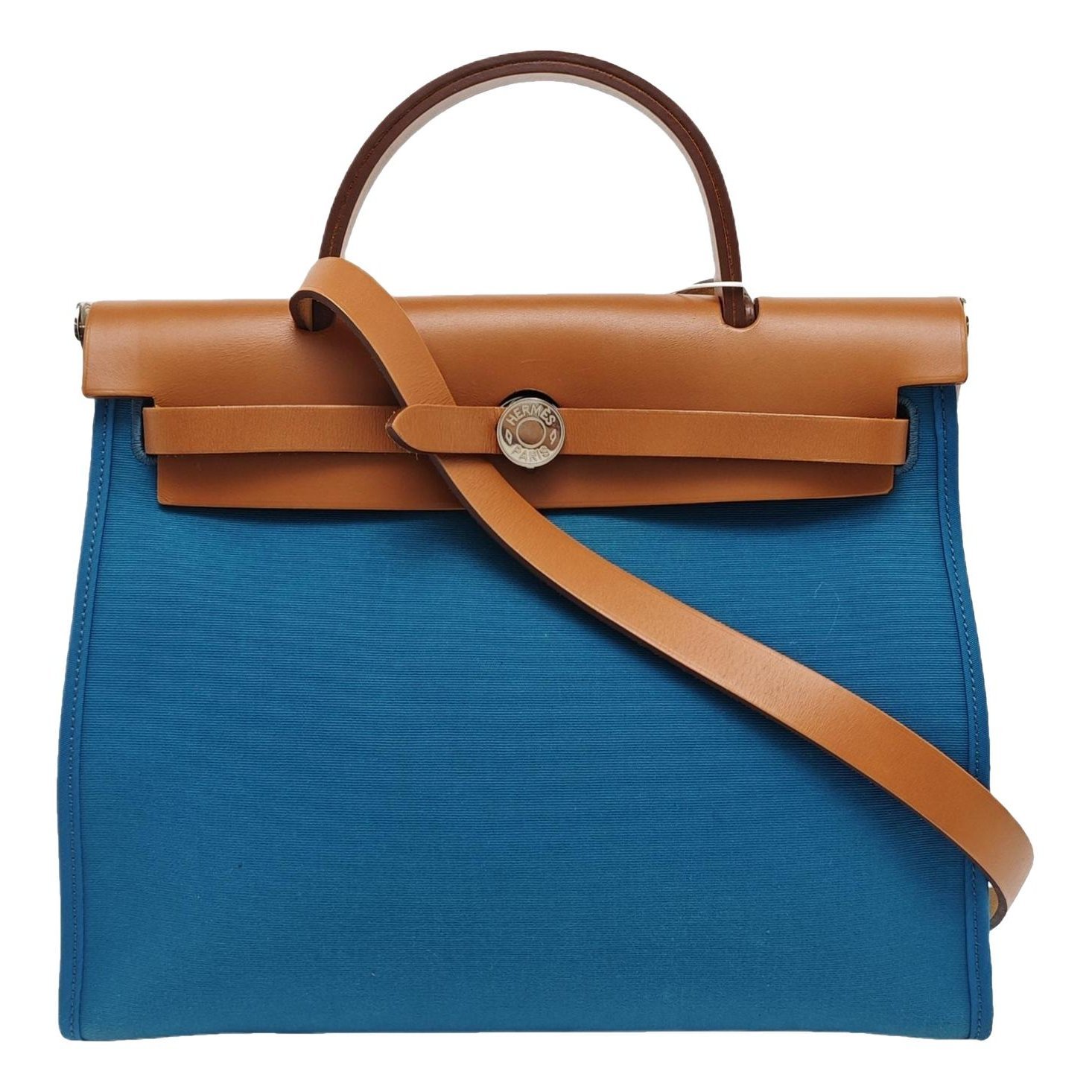 Hermes Herbag cloth handbag