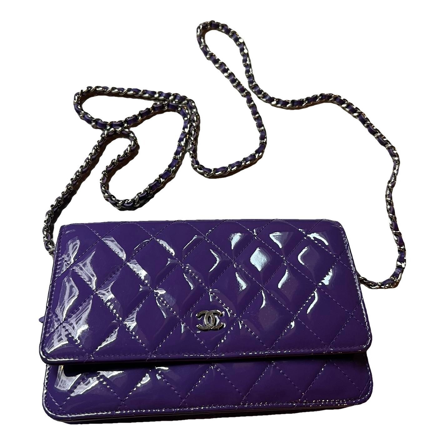 Wallet On Chain Timeless/Classique patent leather crossbody bag