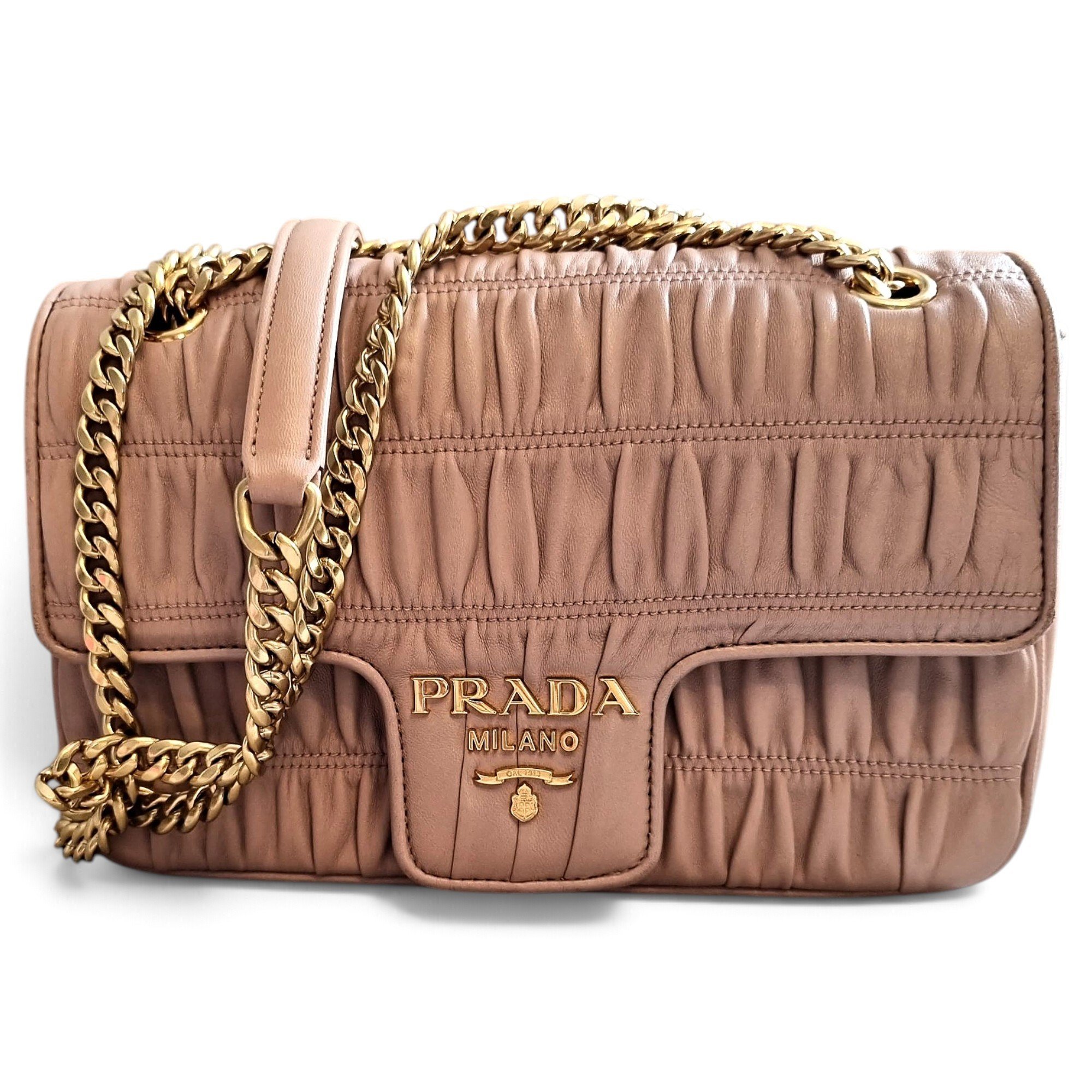 Diagramme leather handbag