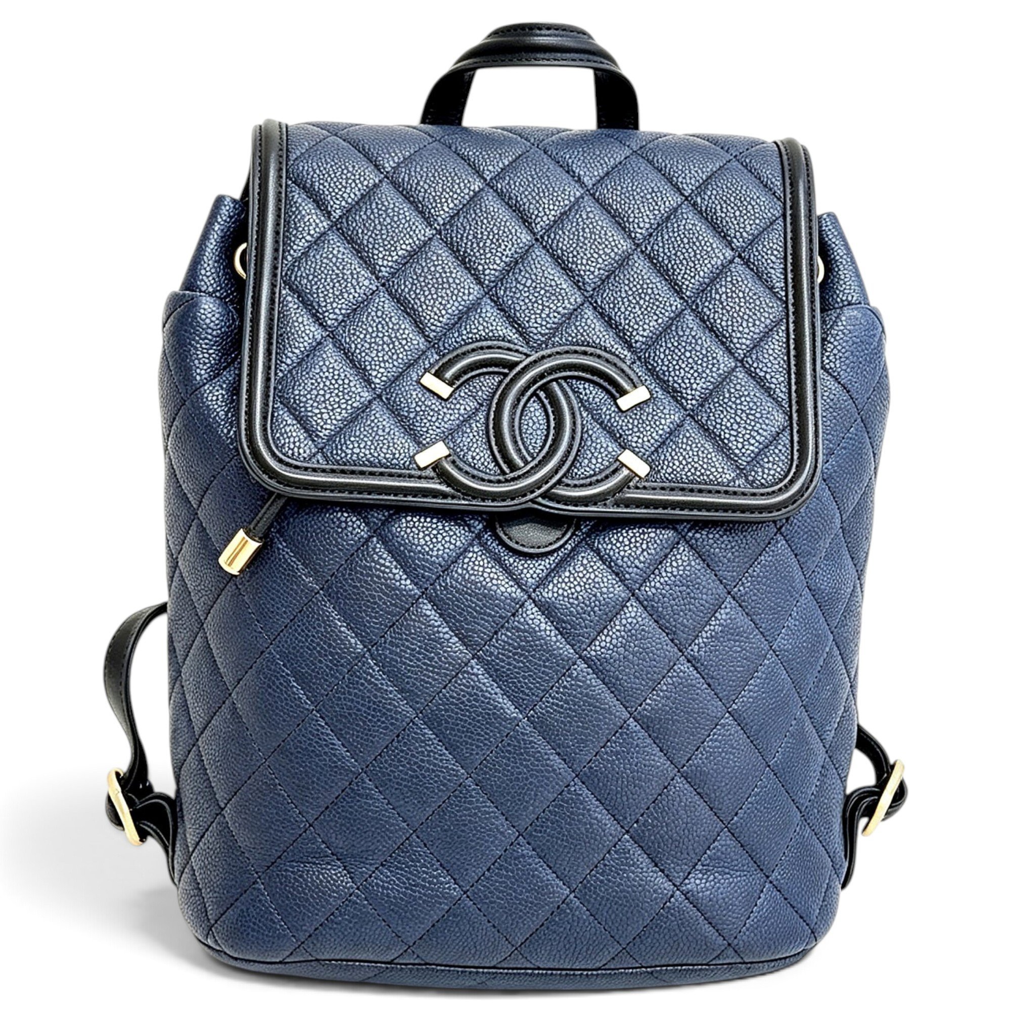 Leather backpack