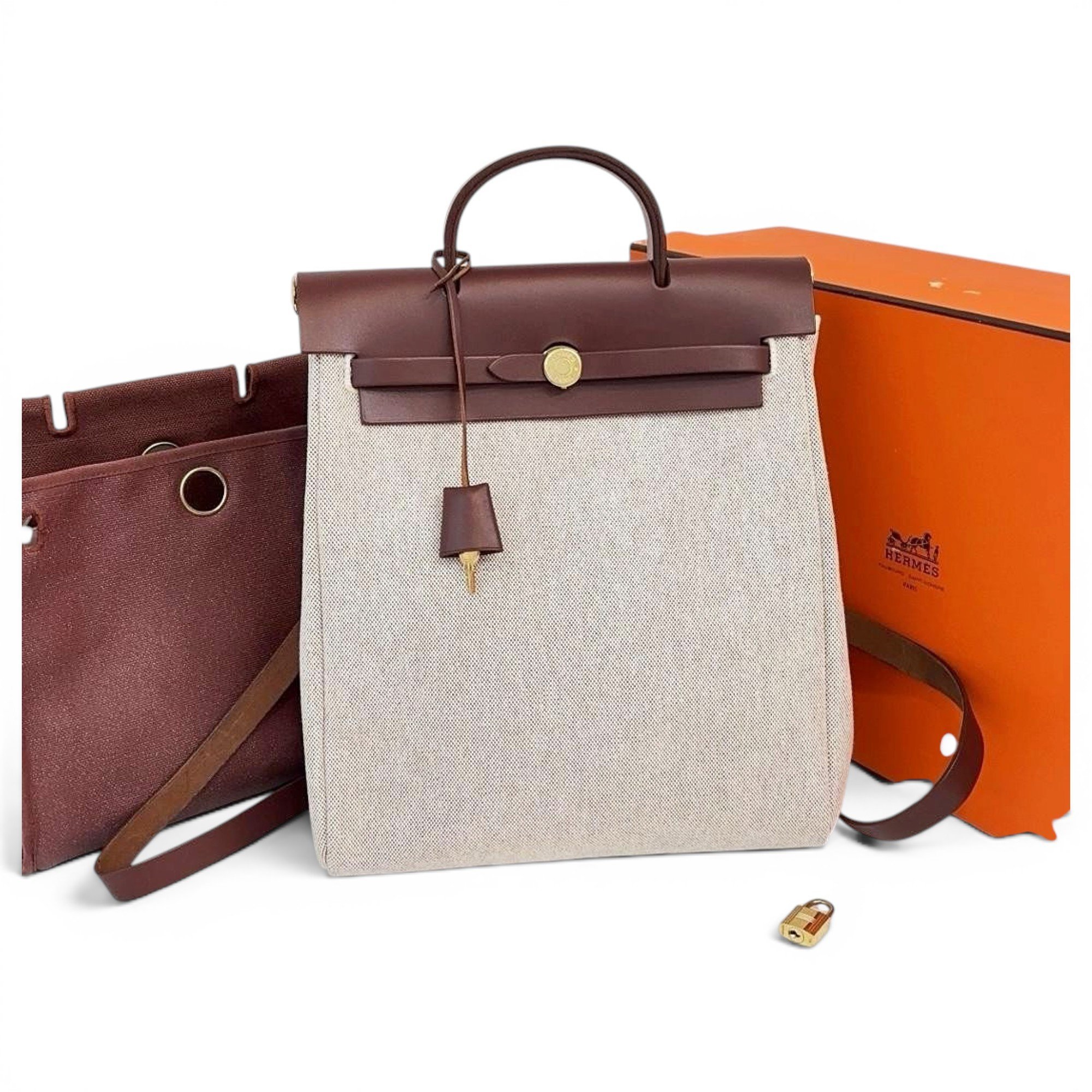Herbag leather backpack
