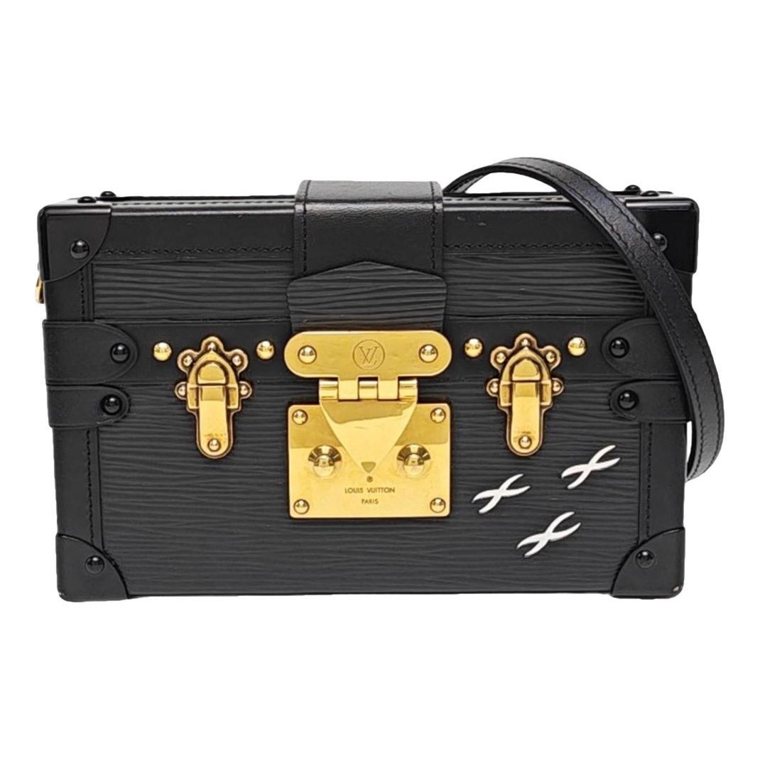 Petite Malle leather handbag