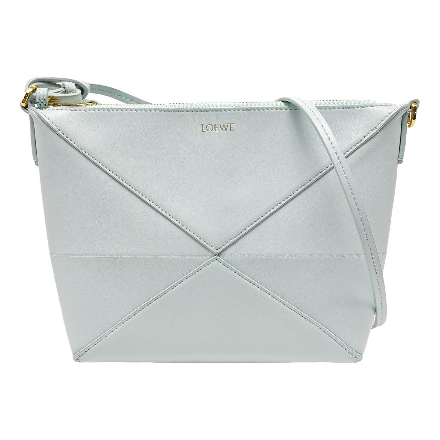 Puzzle Fold leather handbag