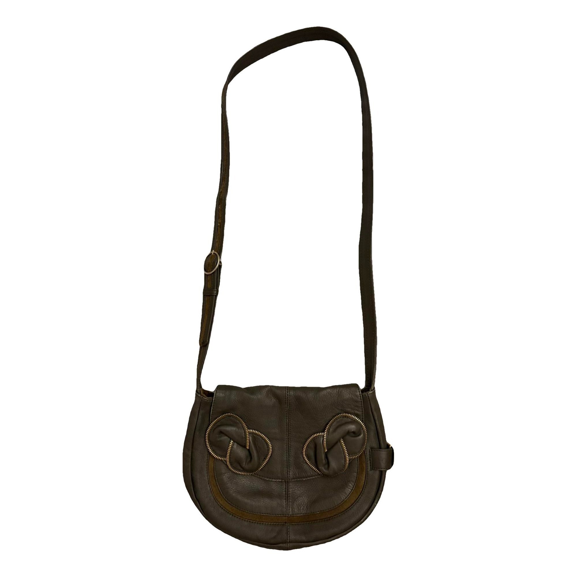 Leather crossbody bag