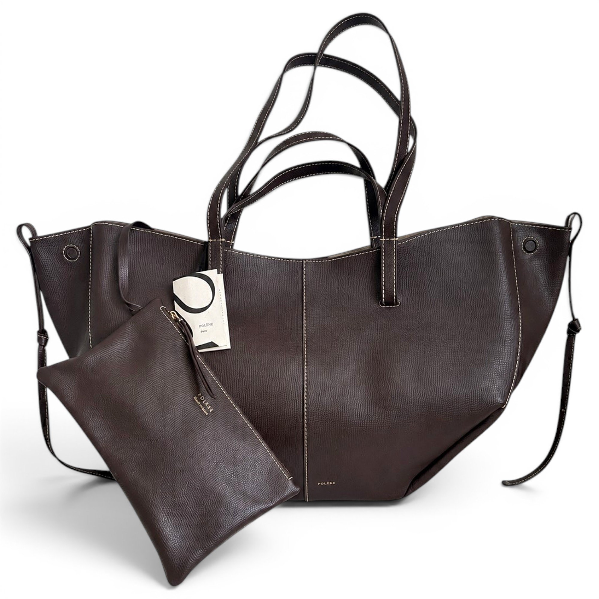 Polene Leather handbag
