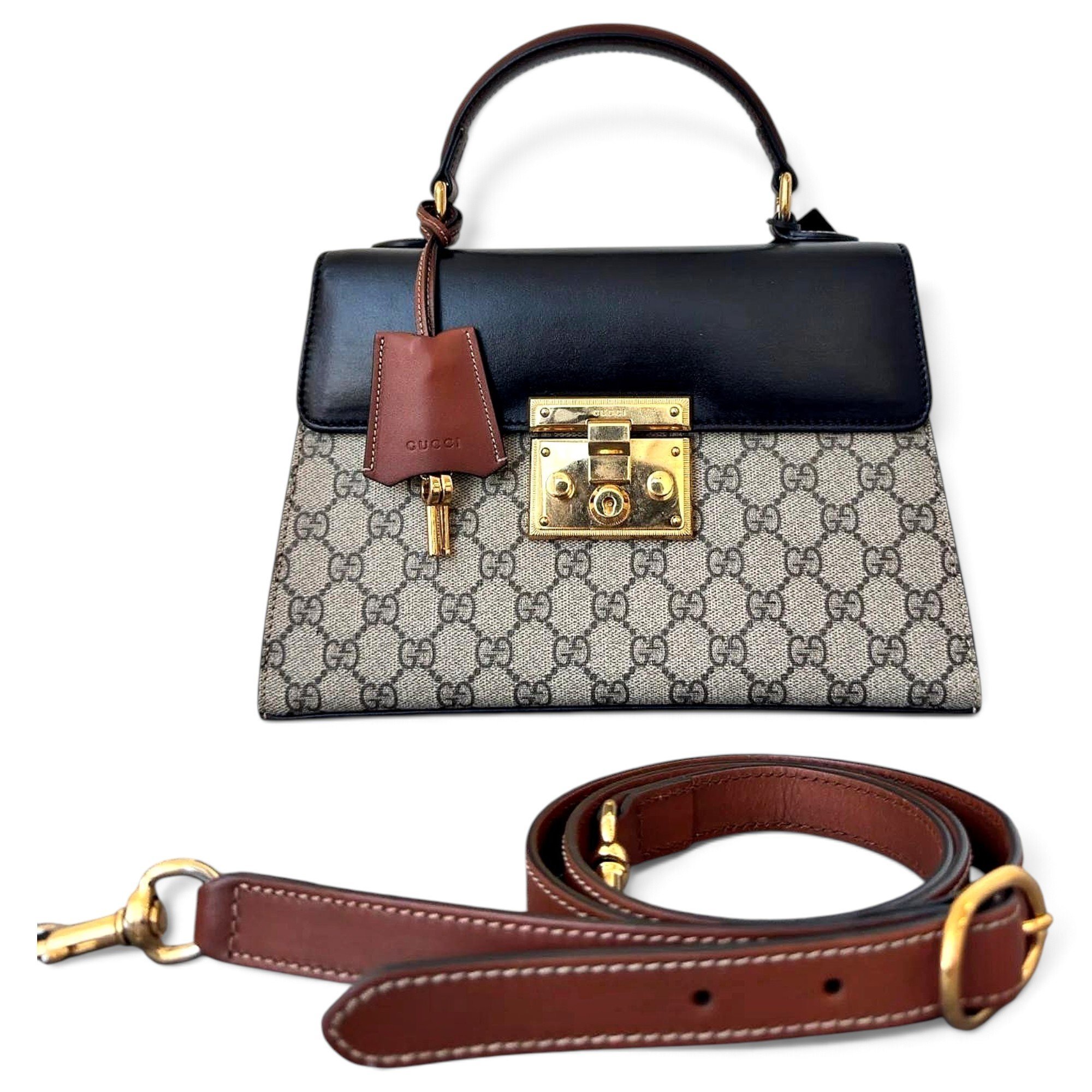 Padlock cloth handbag