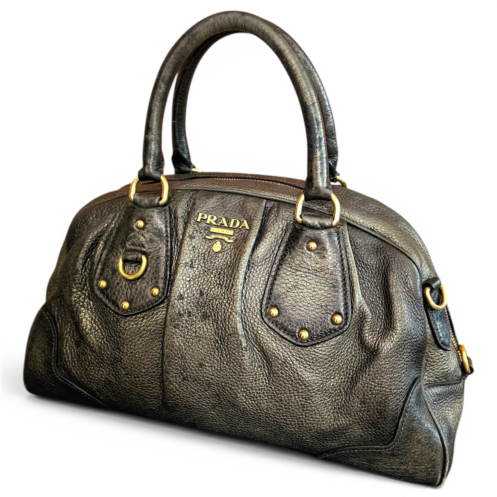 Leather handbag