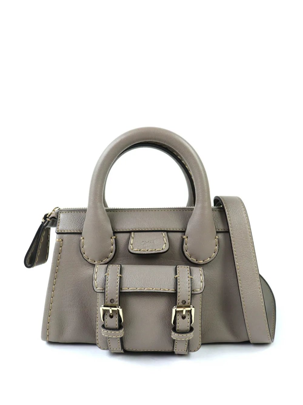 Chloe 2010-2026 Mini Buffalo Leather Edith Day satchel