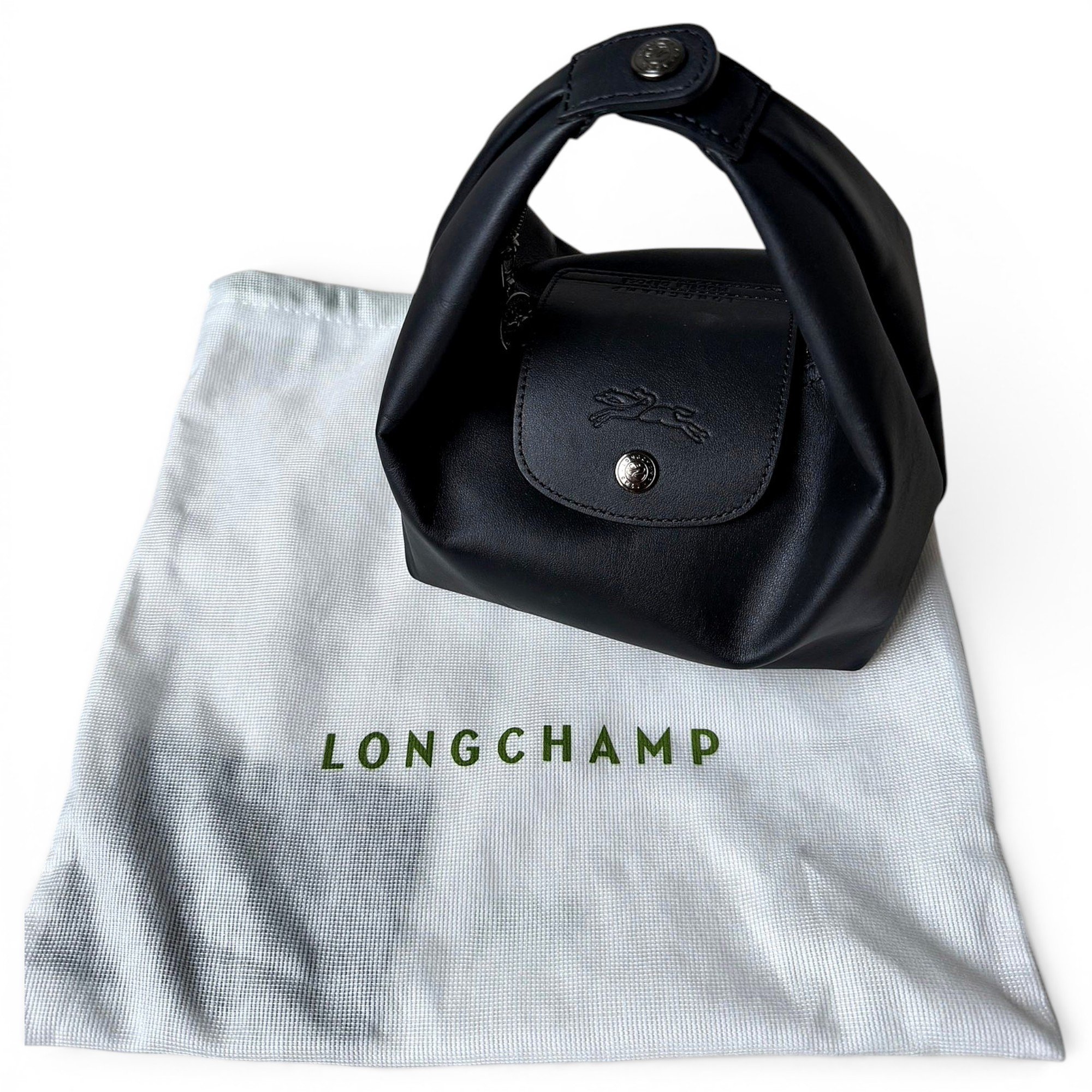 Pliage leather handbag