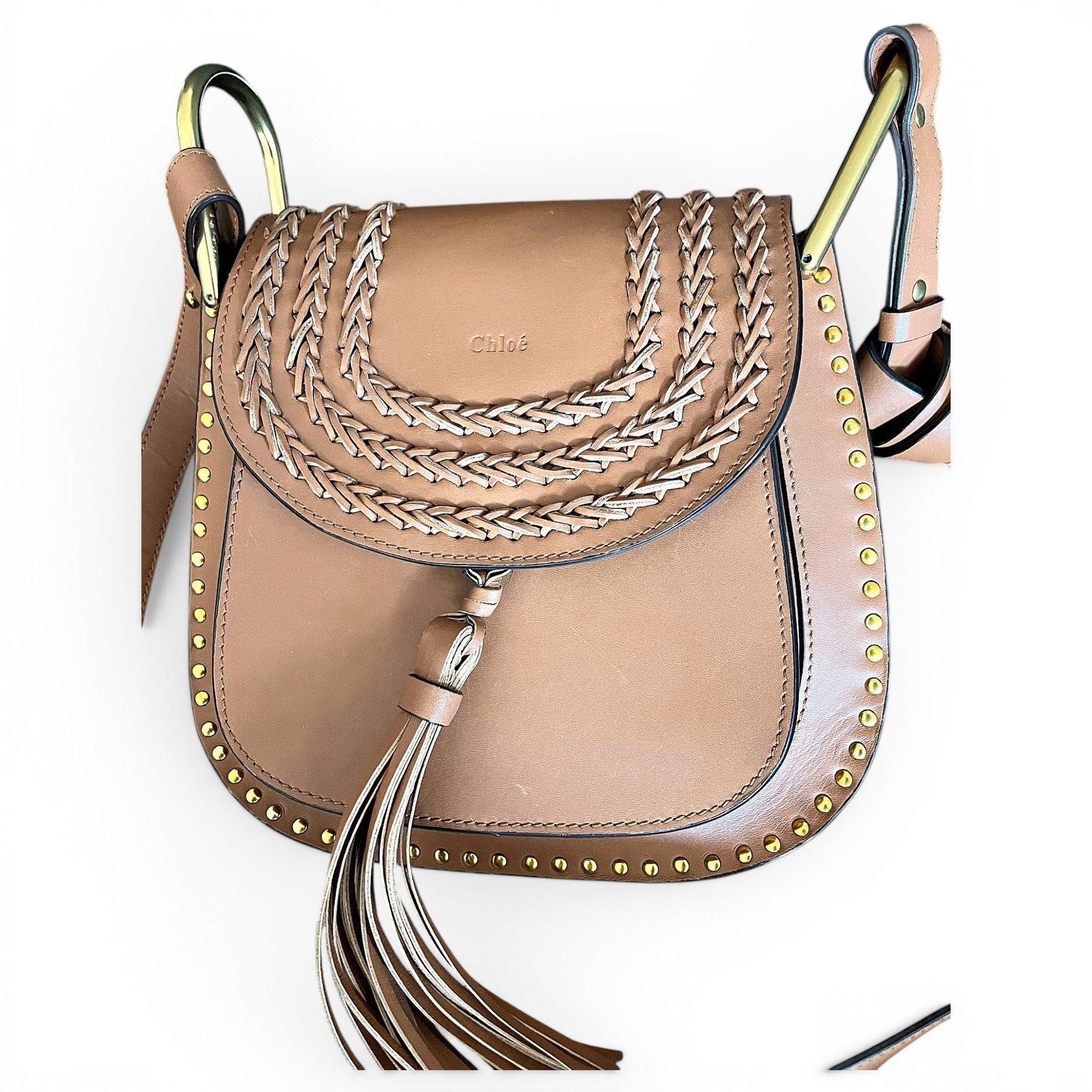 Hudson leather crossbody bag