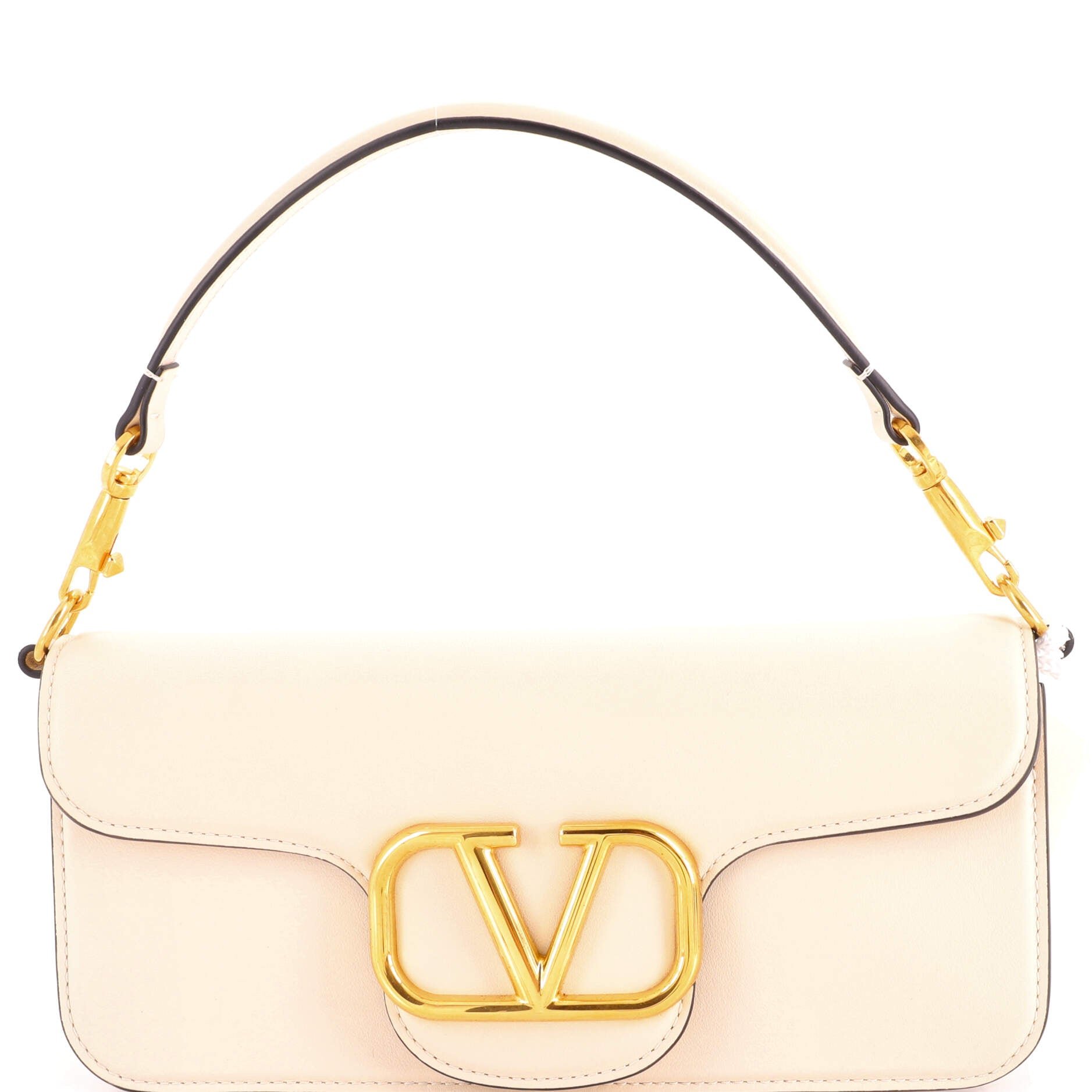 VLogo Loco Flap Shoulder Bag Leather Medium