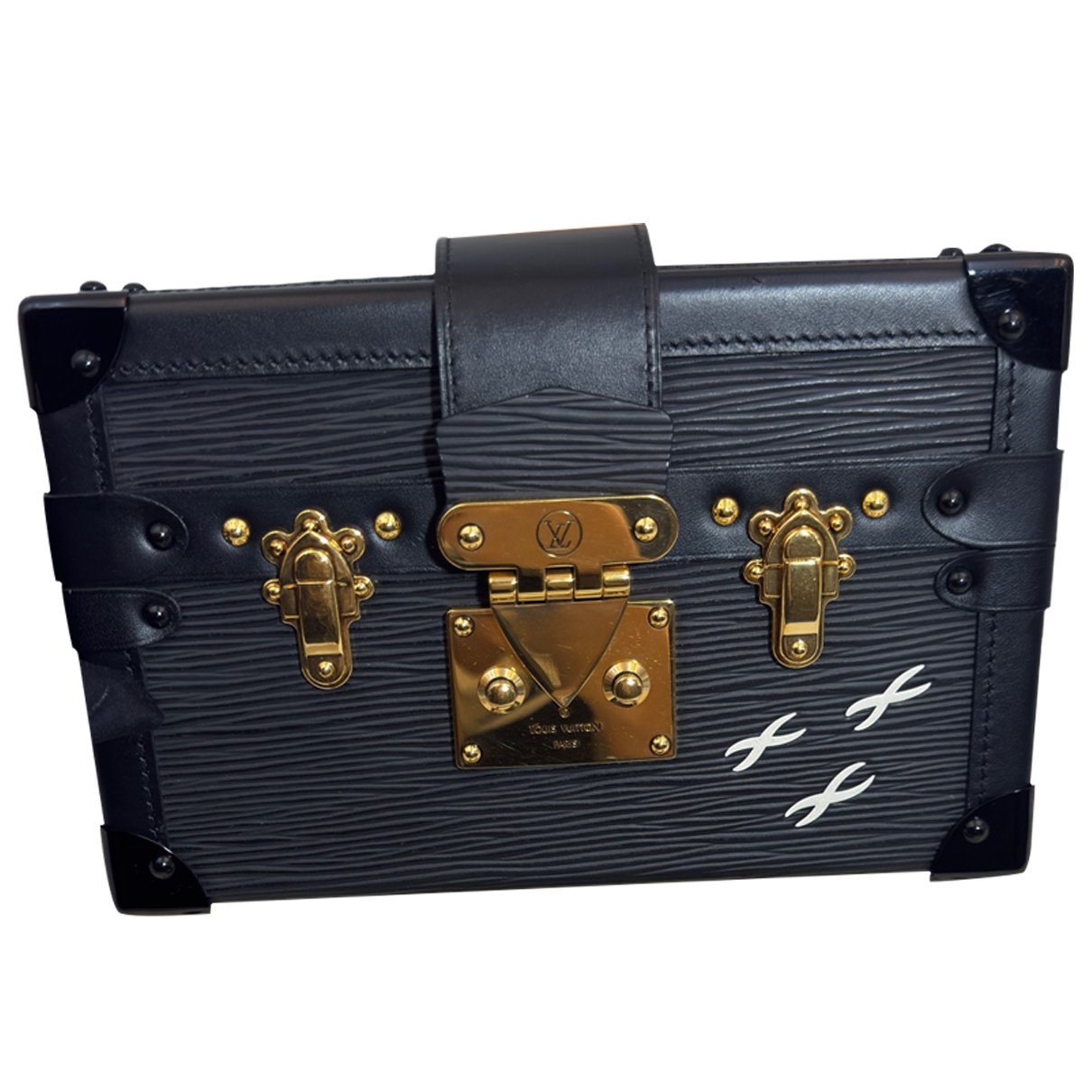 Petite Malle leather handbag
