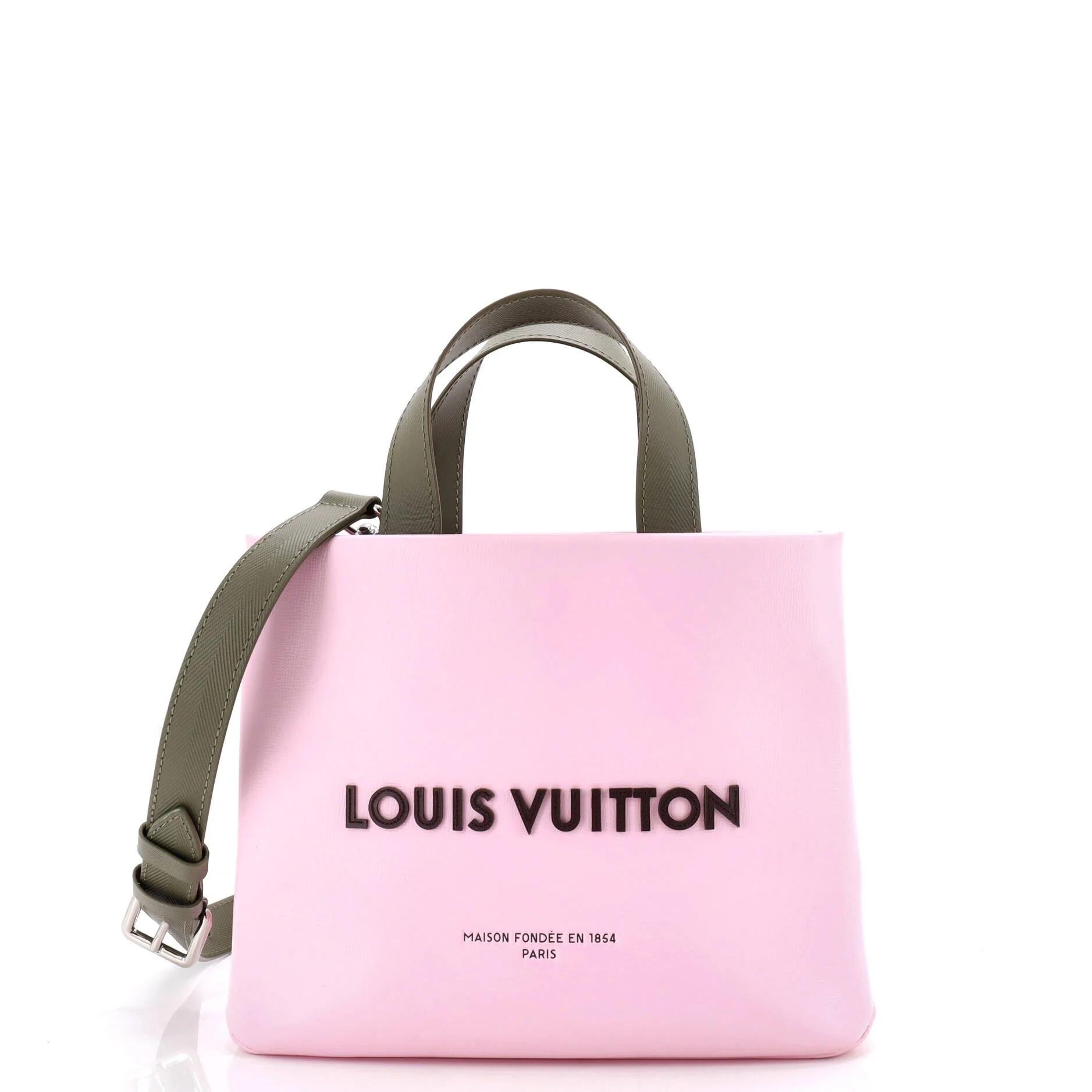 Leather tote