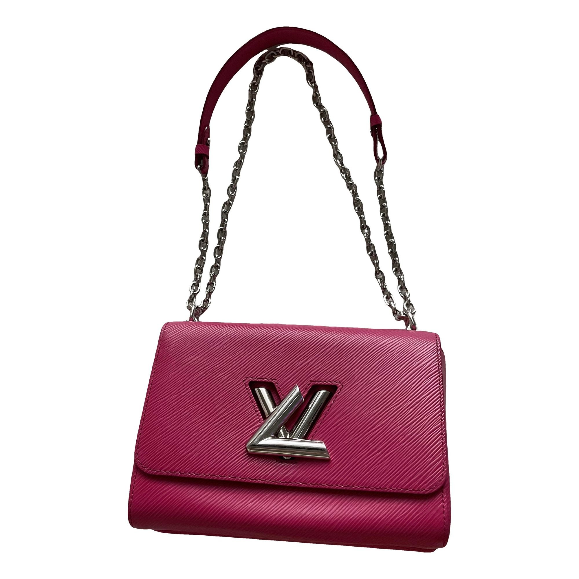 Twist leather handbag