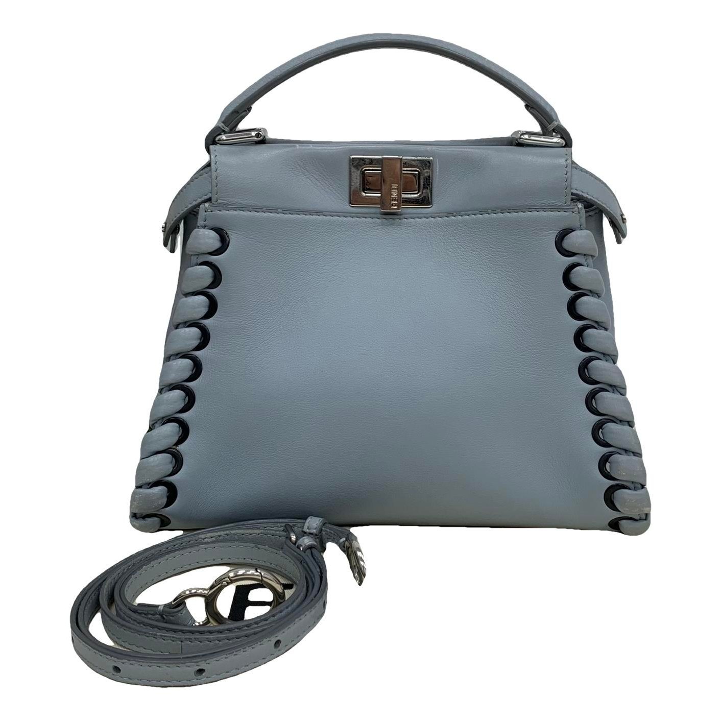 Peekaboo leather handbag