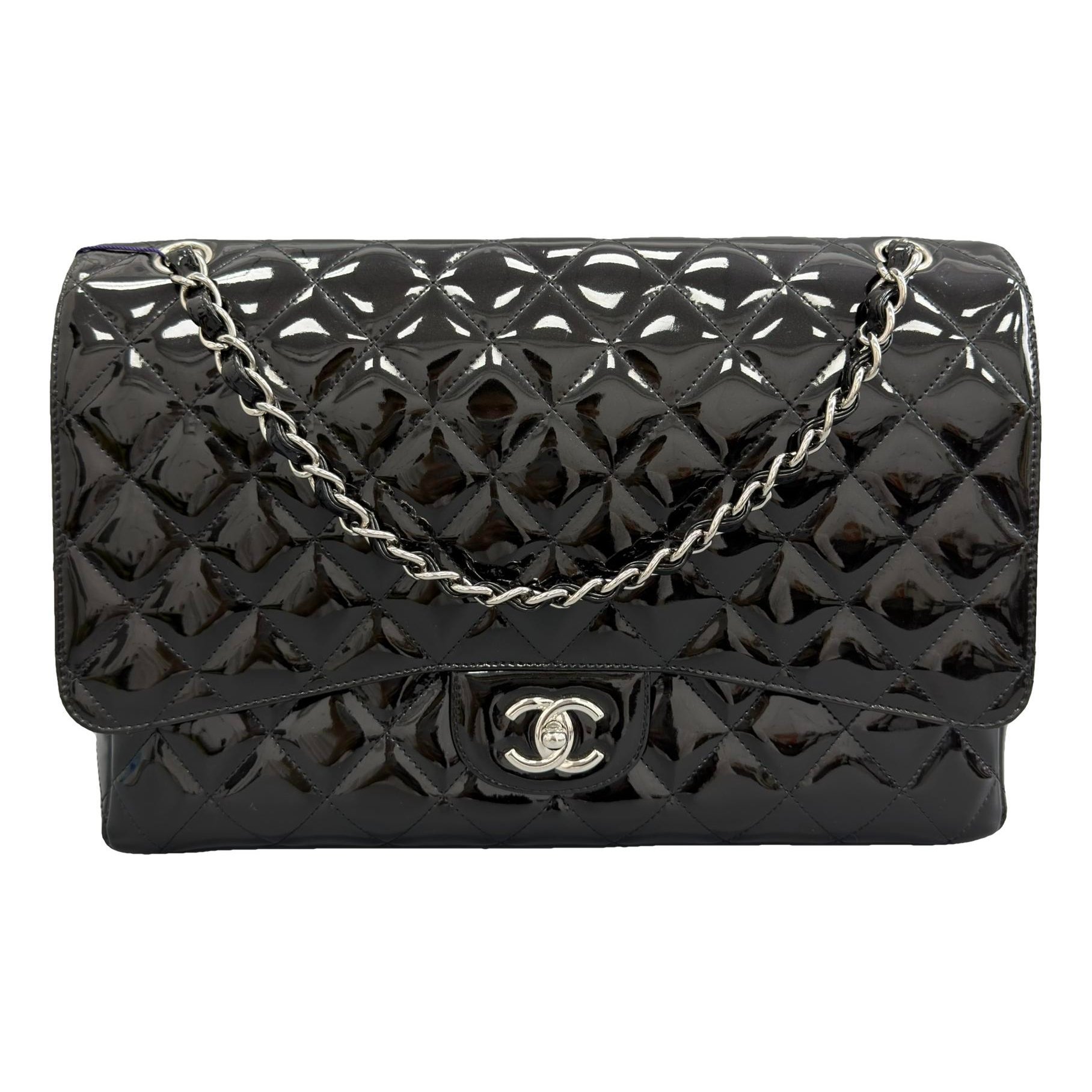 Timeless/Classique patent leather handbag