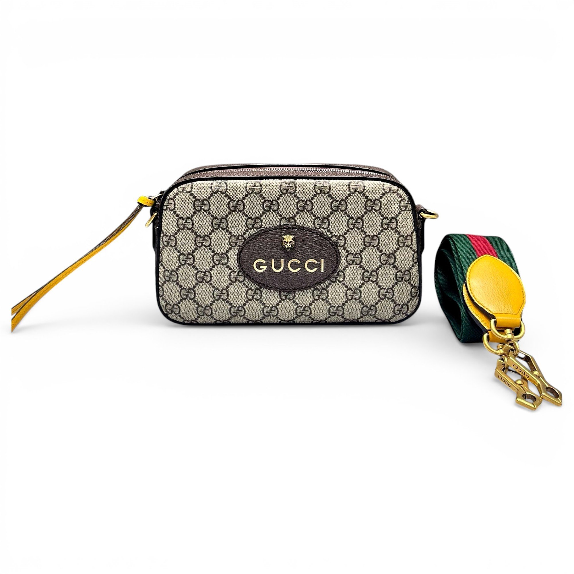 Ophidia leather crossbody bag