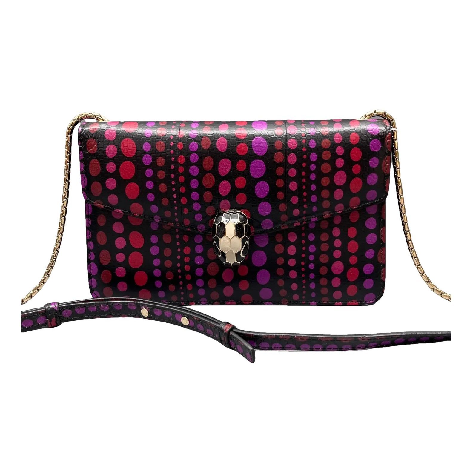 Serpenti leather crossbody bag