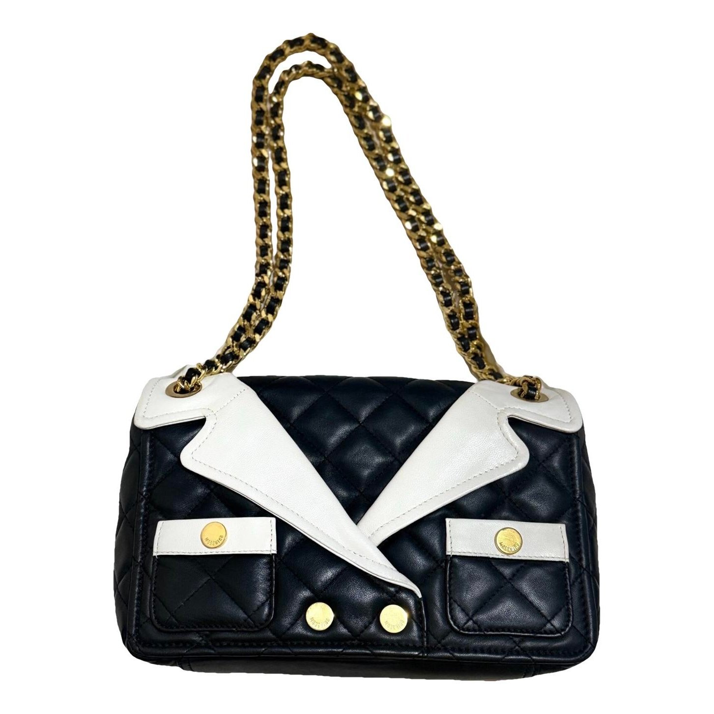 Moschino Biker leather bag