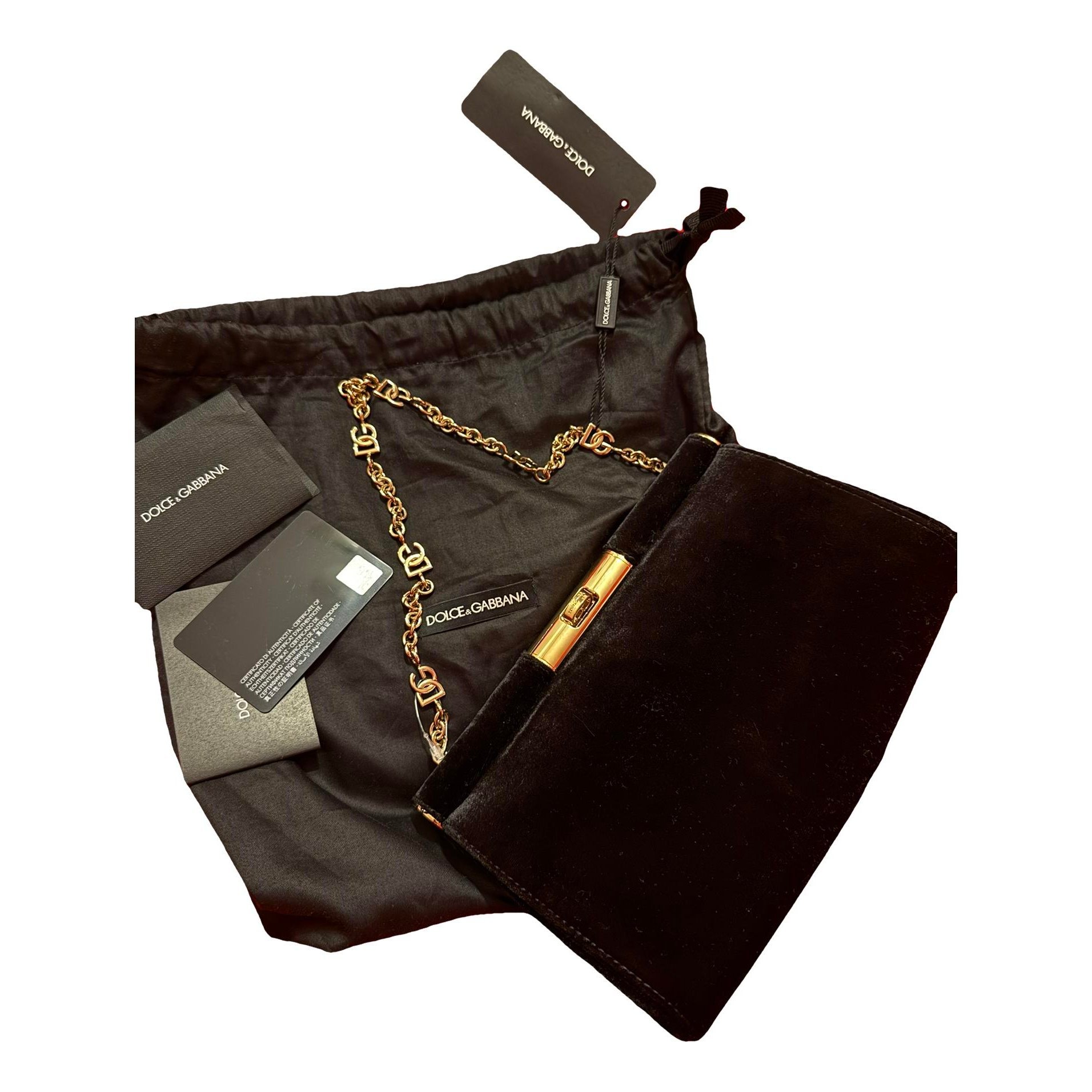 Velvet clutch bag