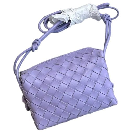 Loop leather crossbody bag