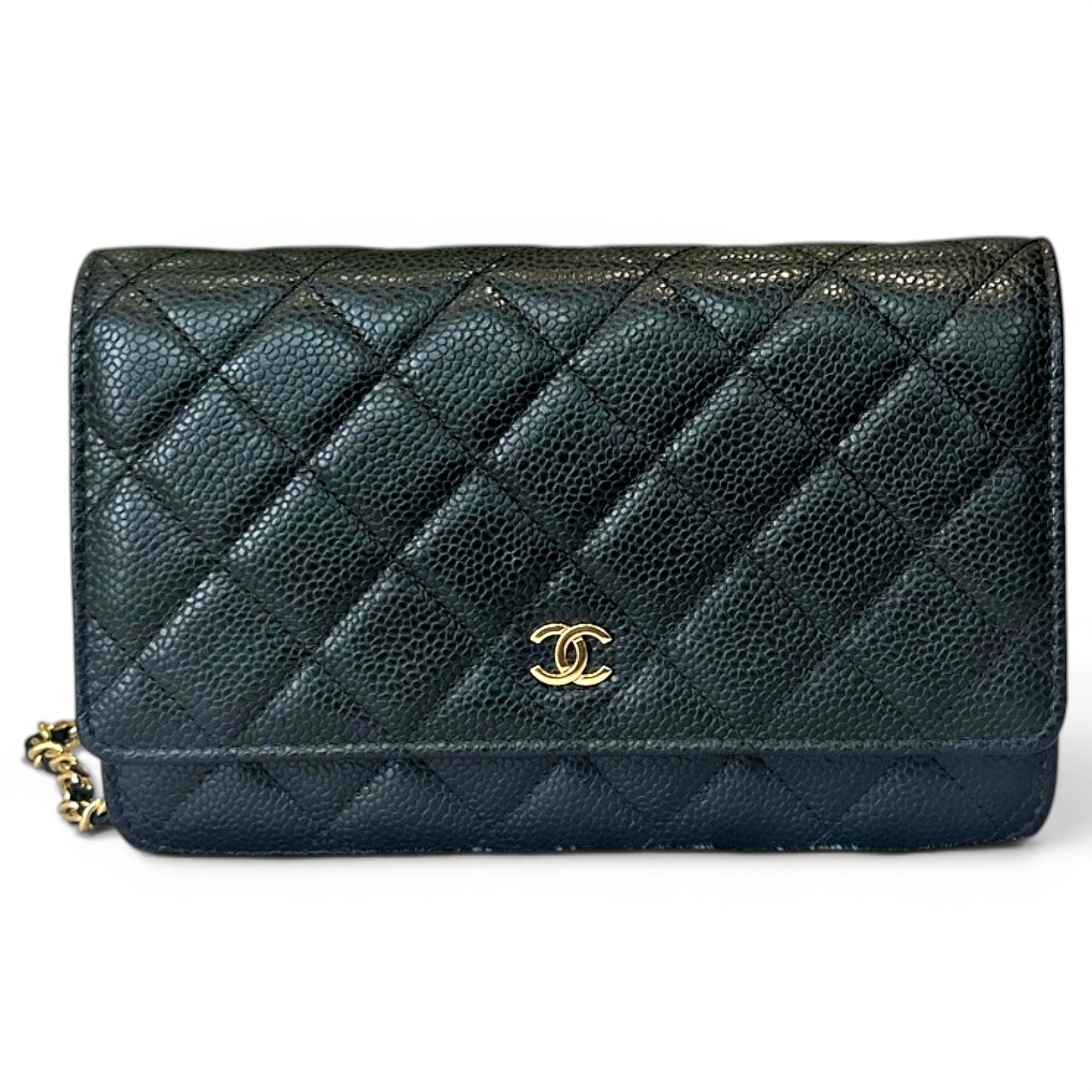 Wallet On Chain Timeless/Classique leather crossbody bag