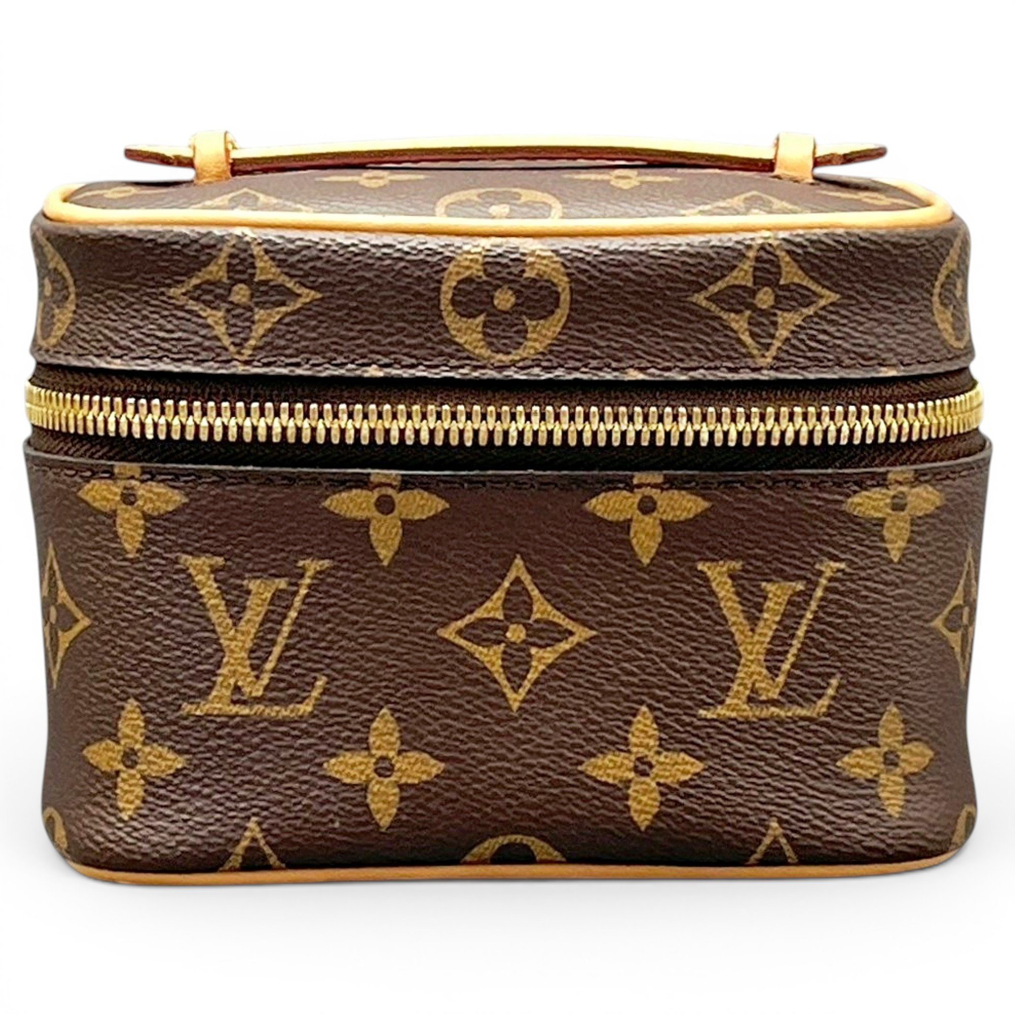 Vanity leather handbag