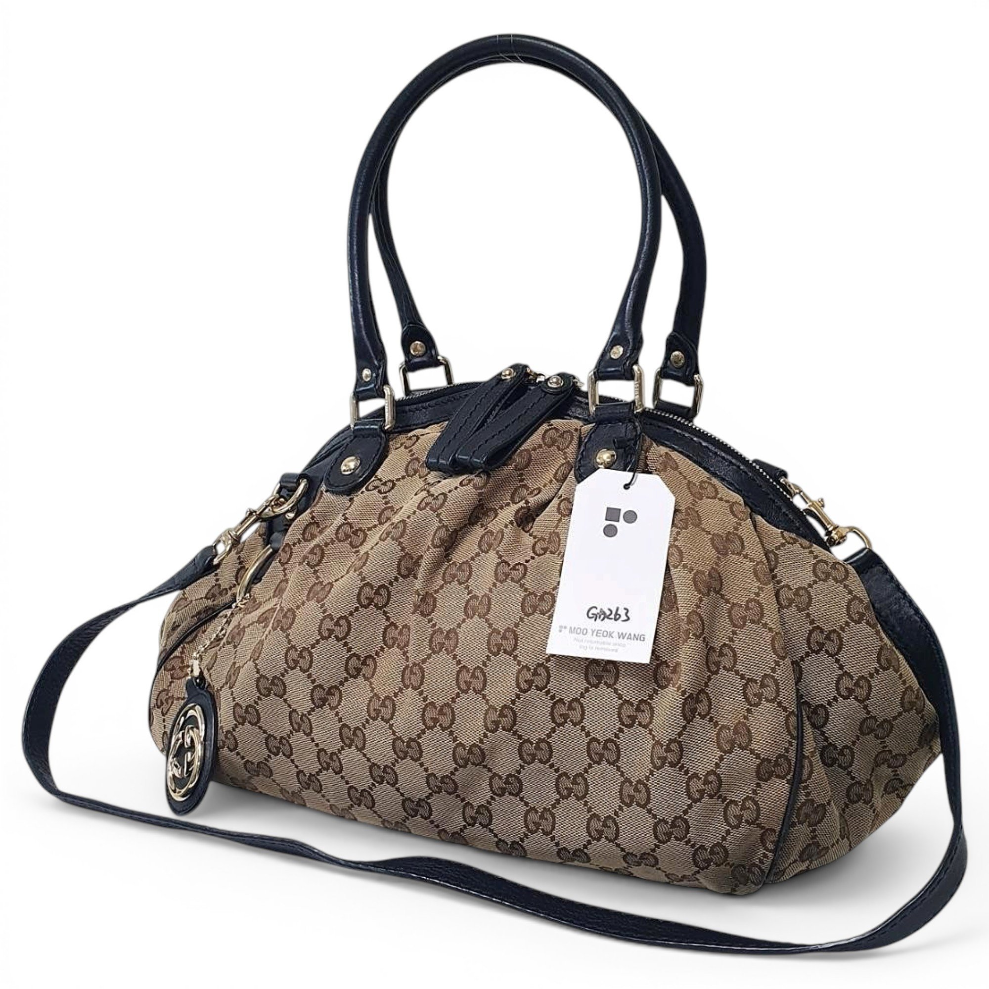 Leather handbag