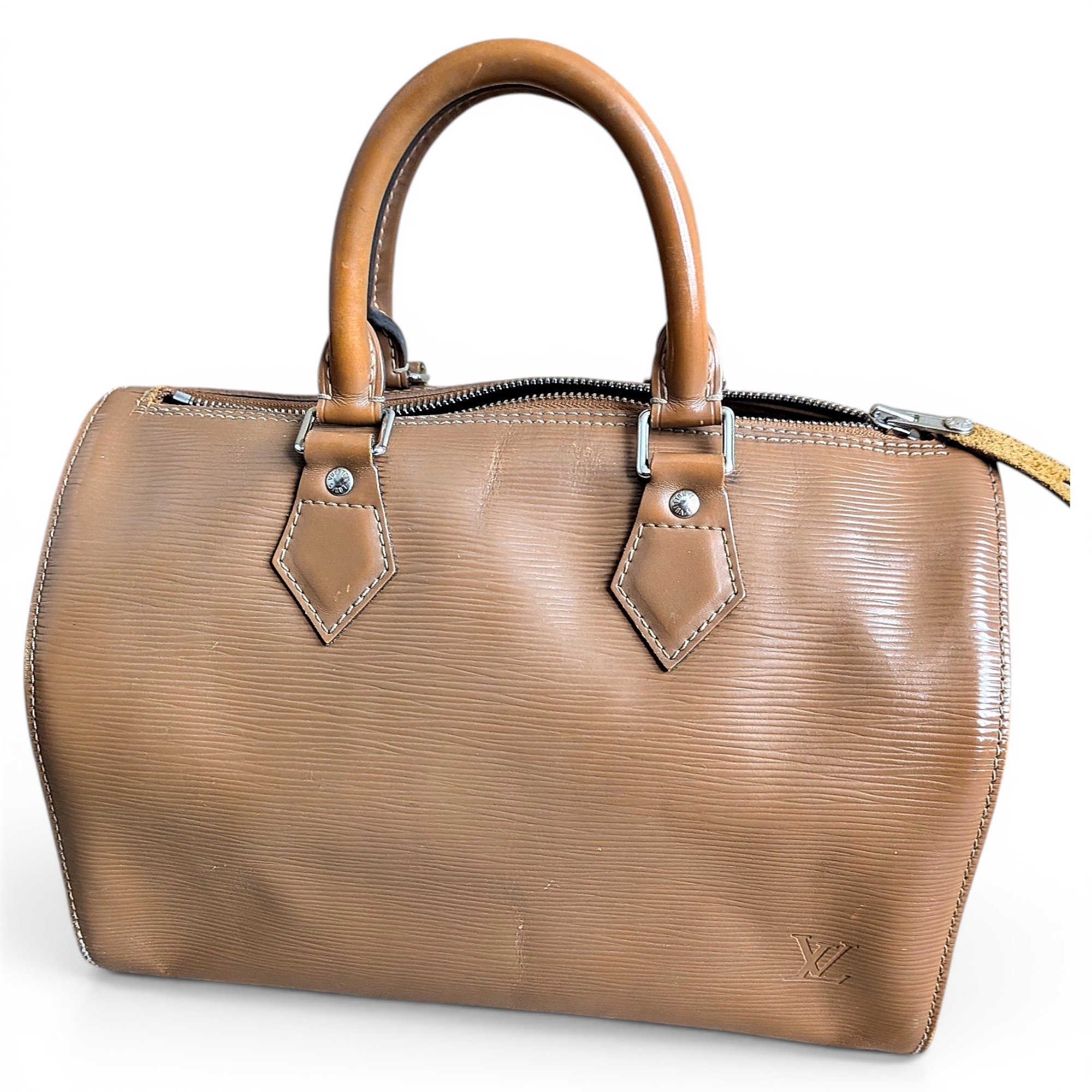 Speedy leather handbag