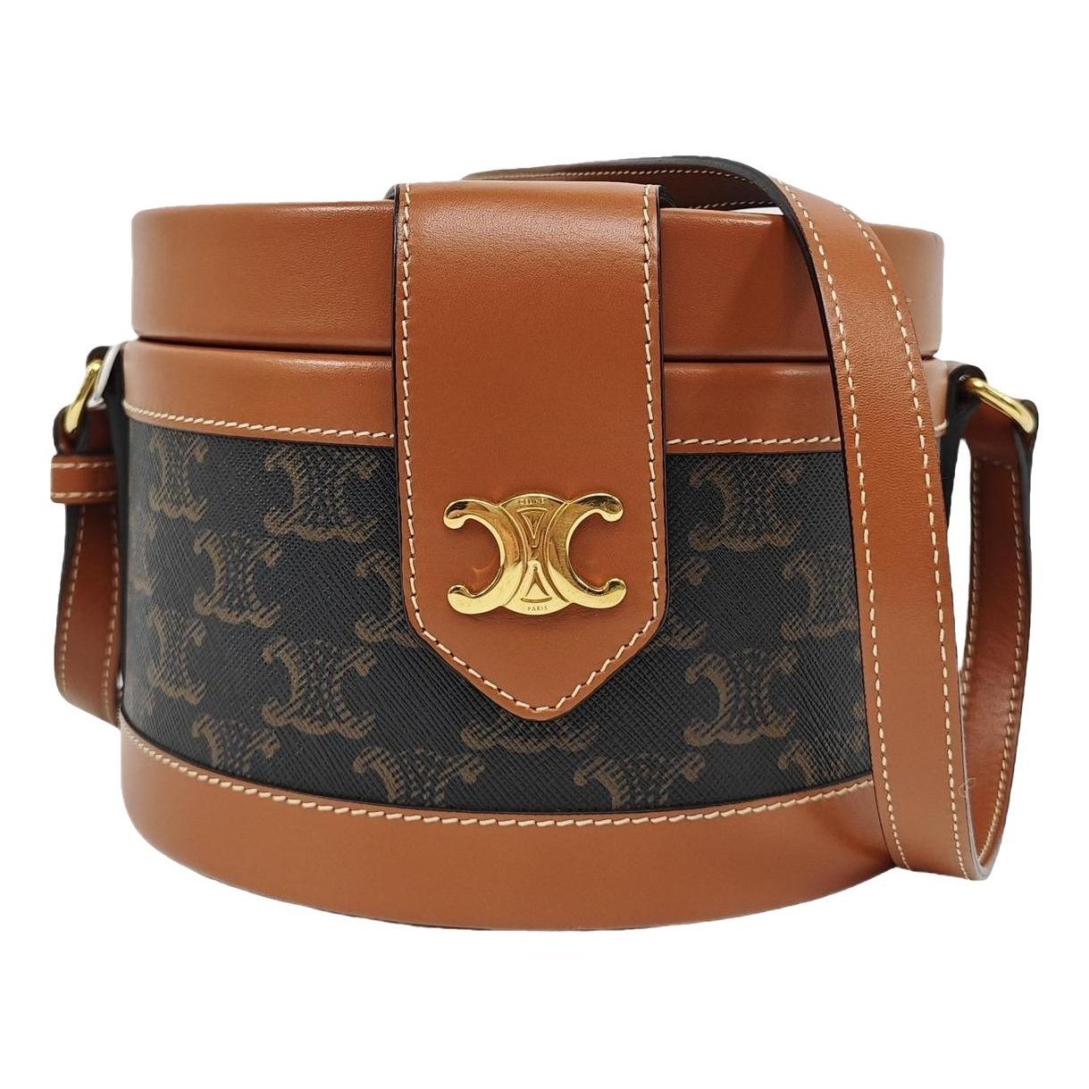 Triomphe leather handbag