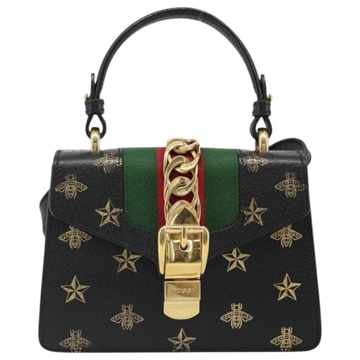 Sylvie Top Handle leather handbag