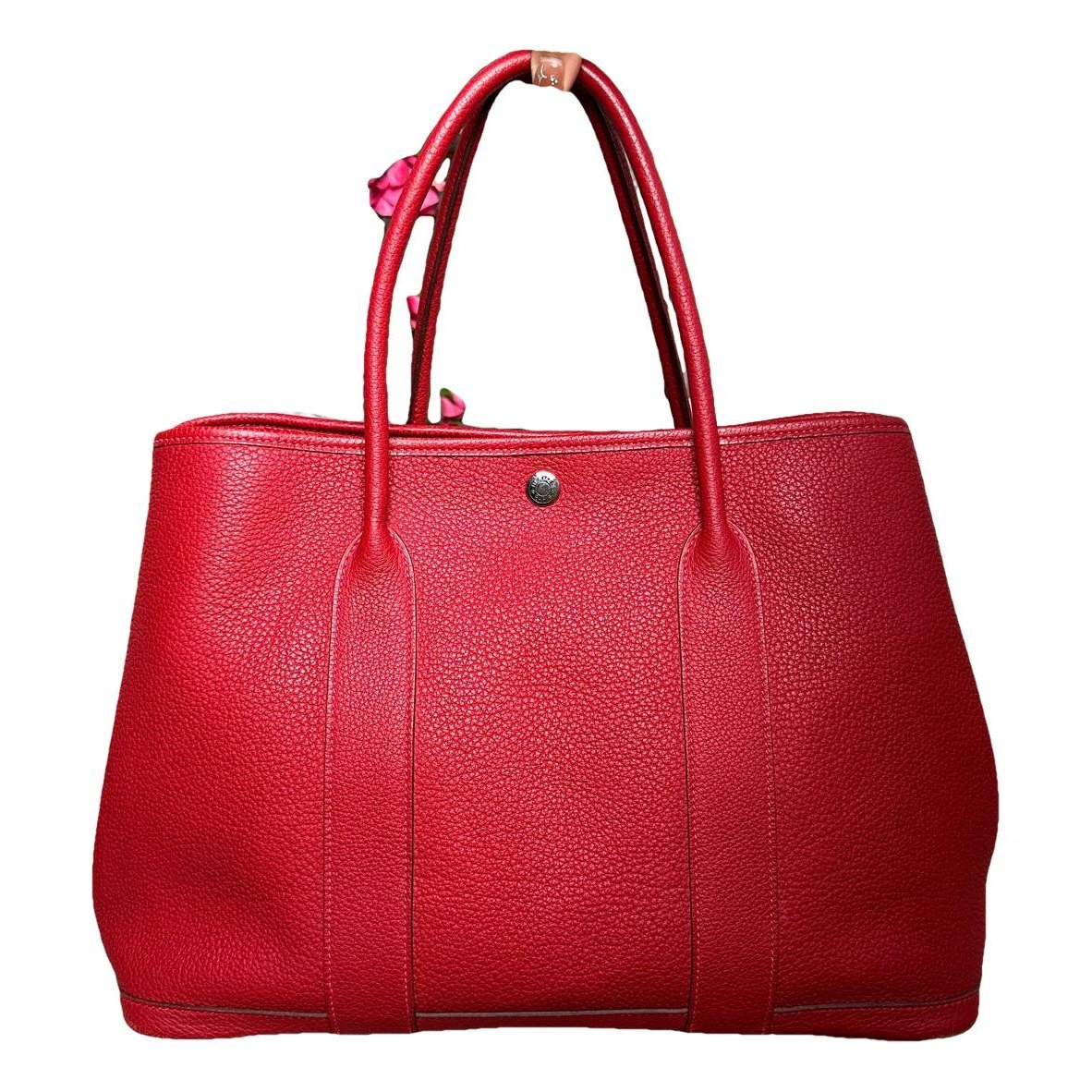 Garden Party leather handbag