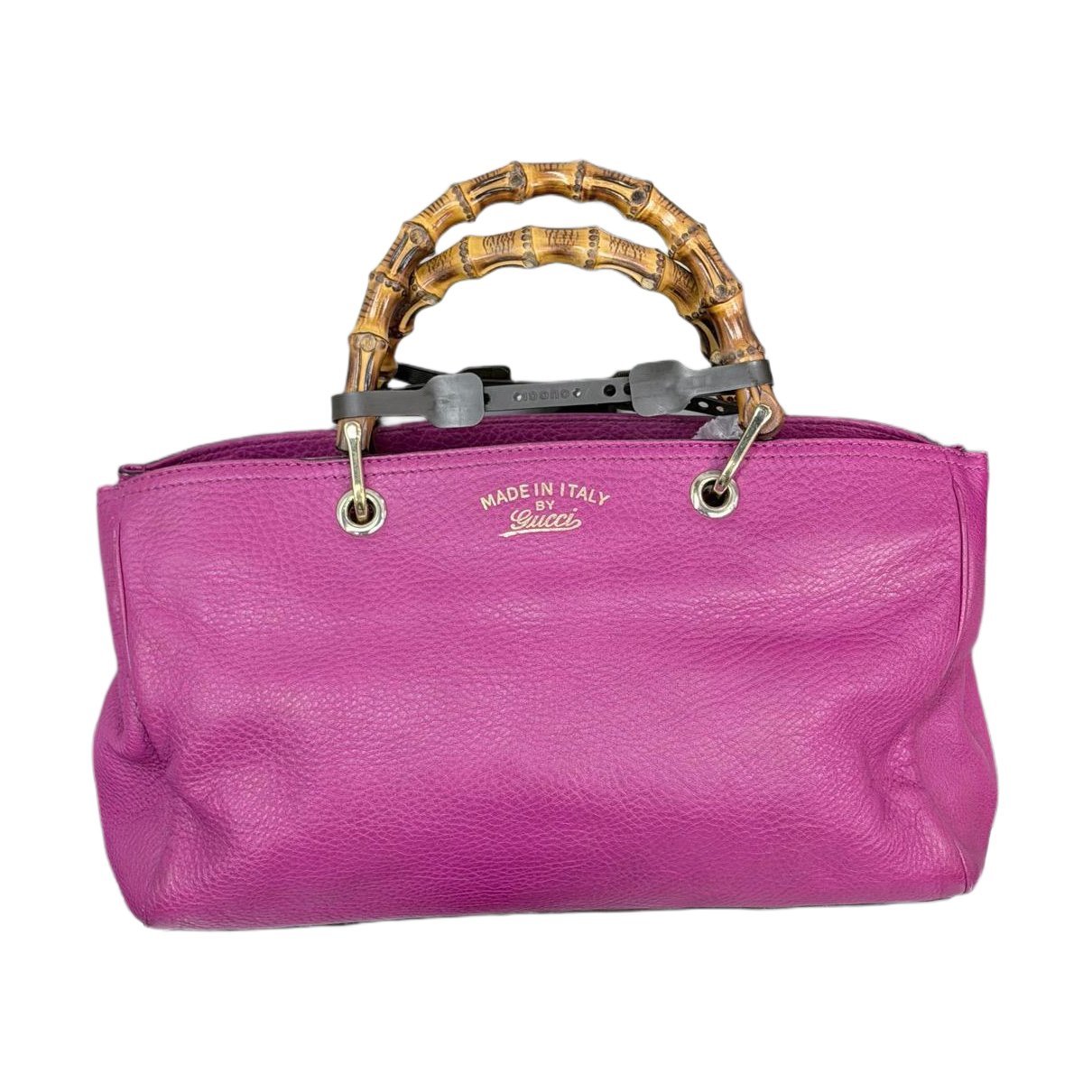 Bamboo Shopper leather handbag