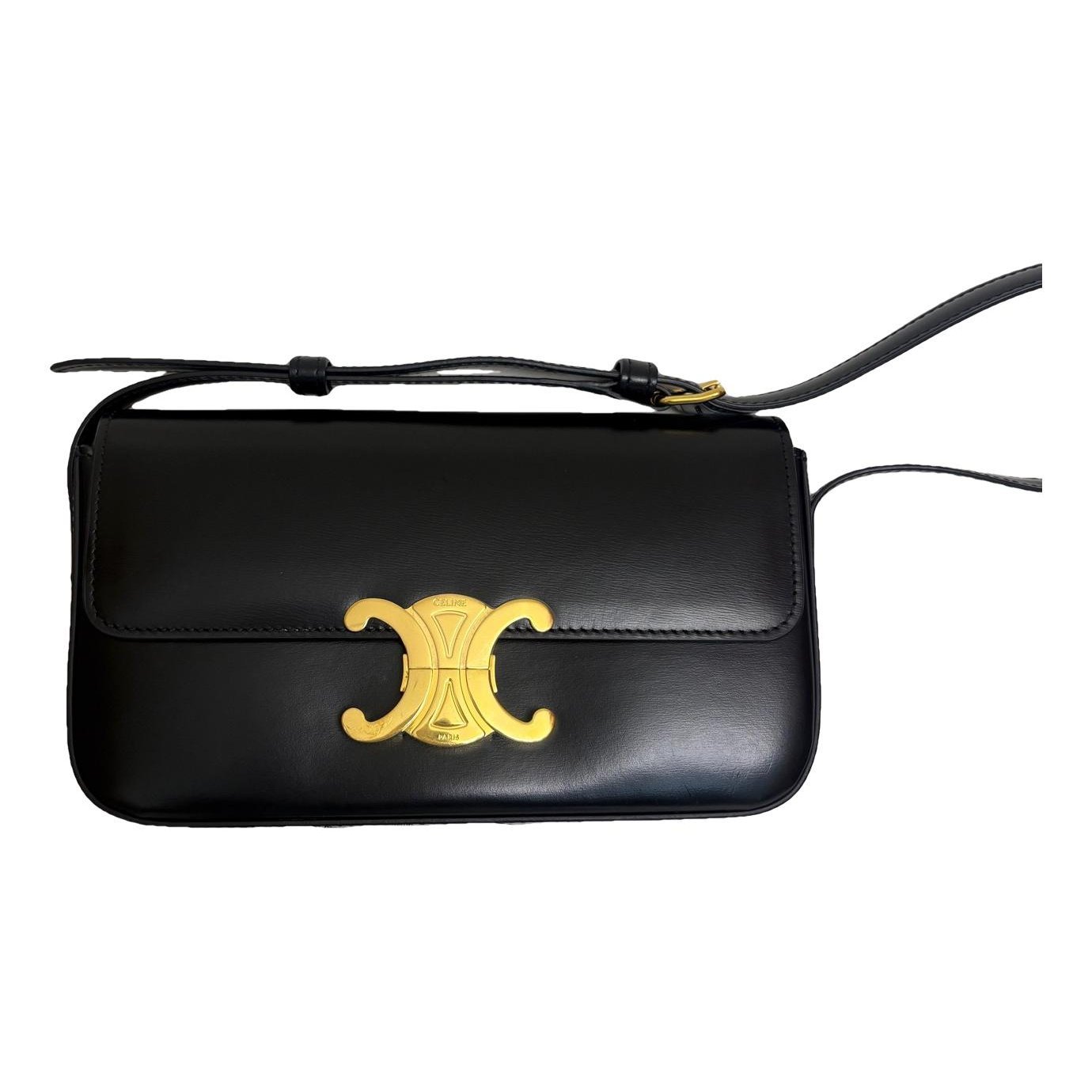 Triomphe leather handbag