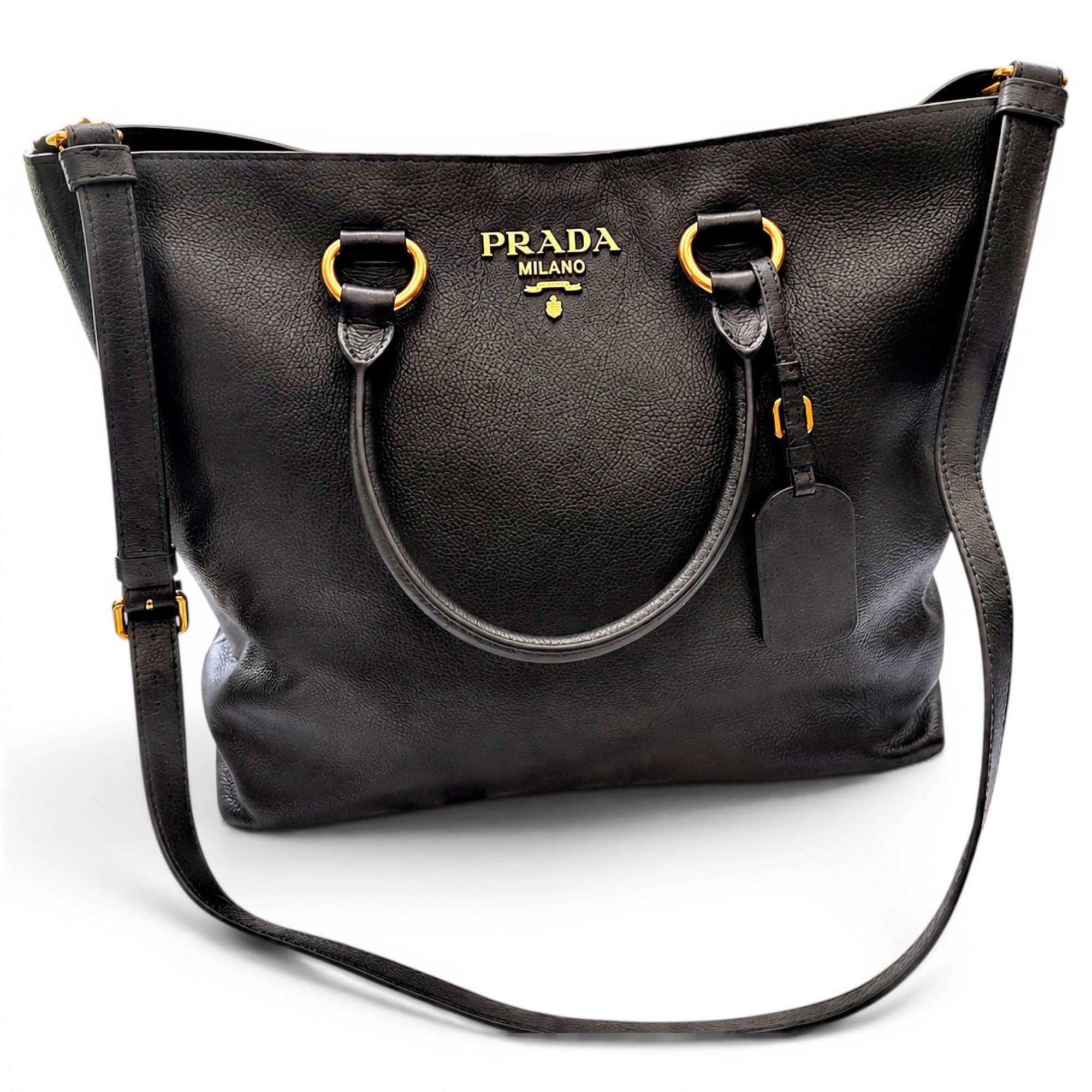 Leather tote