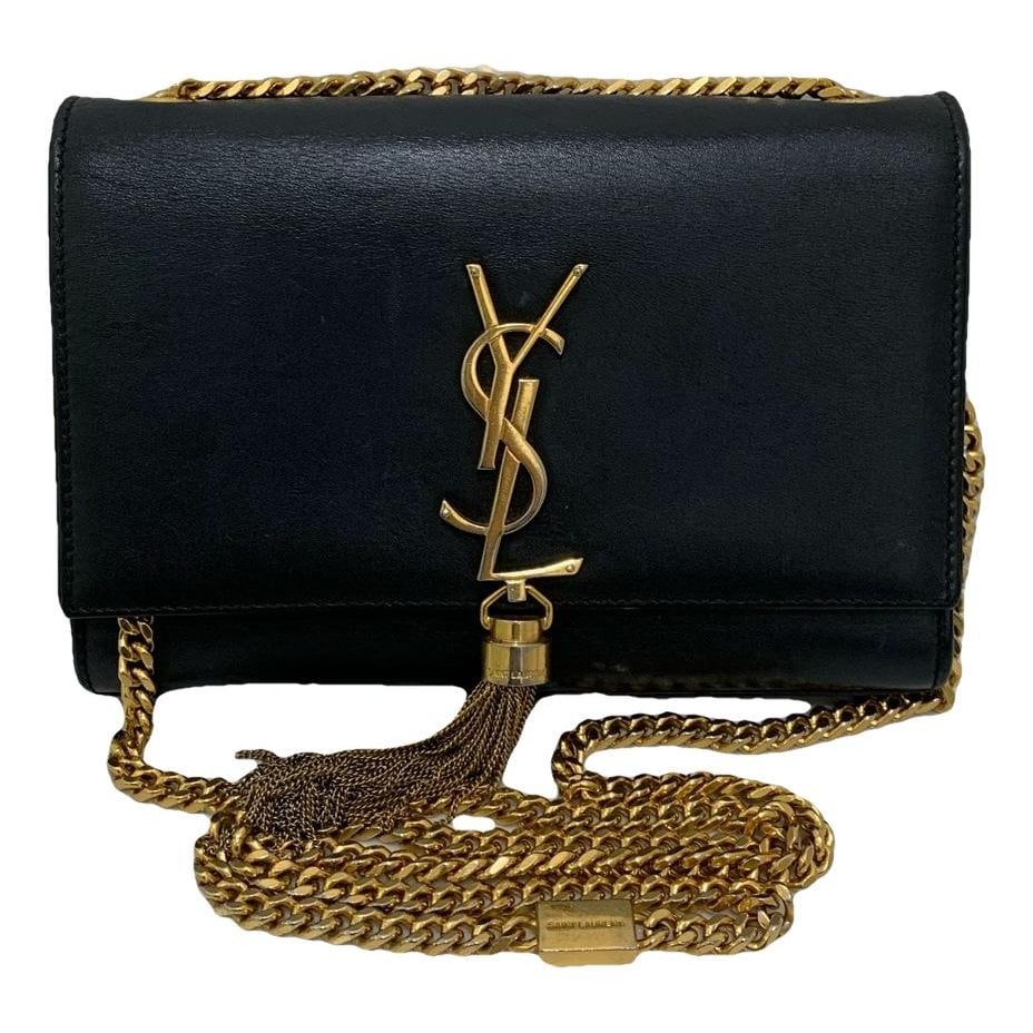 Pompom Kate leather handbag