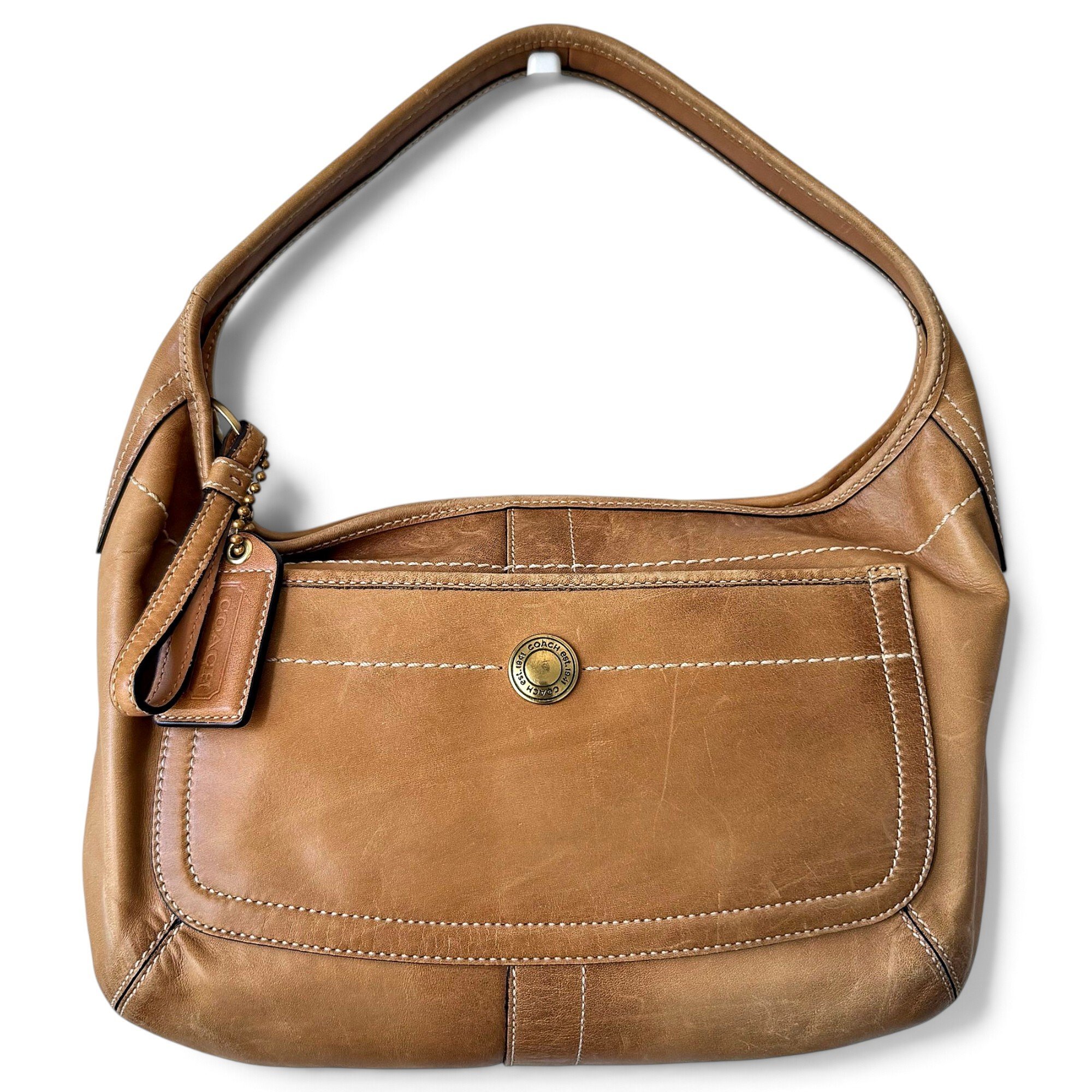 Coach Signature Sufflette leather handbag