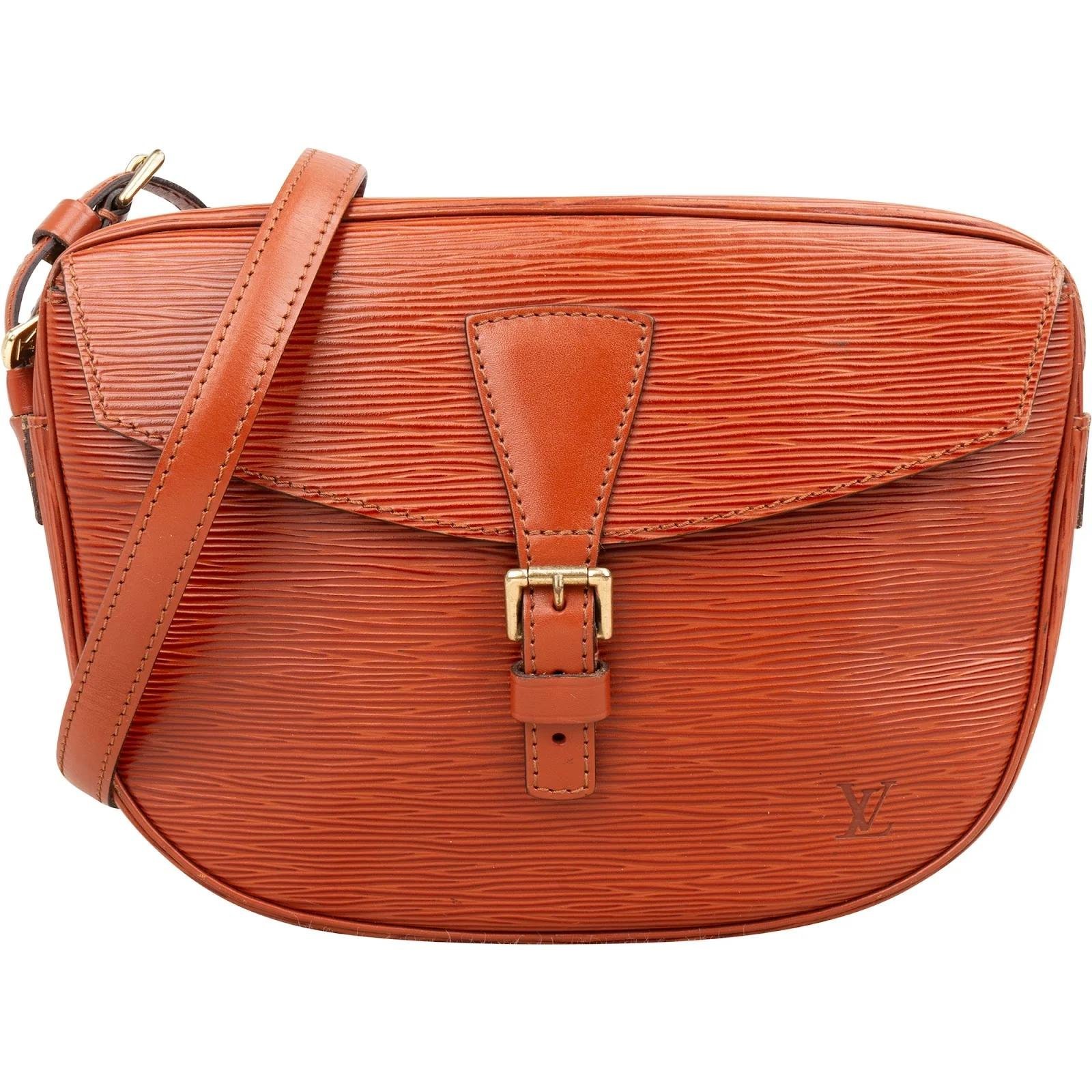 Jeune fille leather crossbody bag