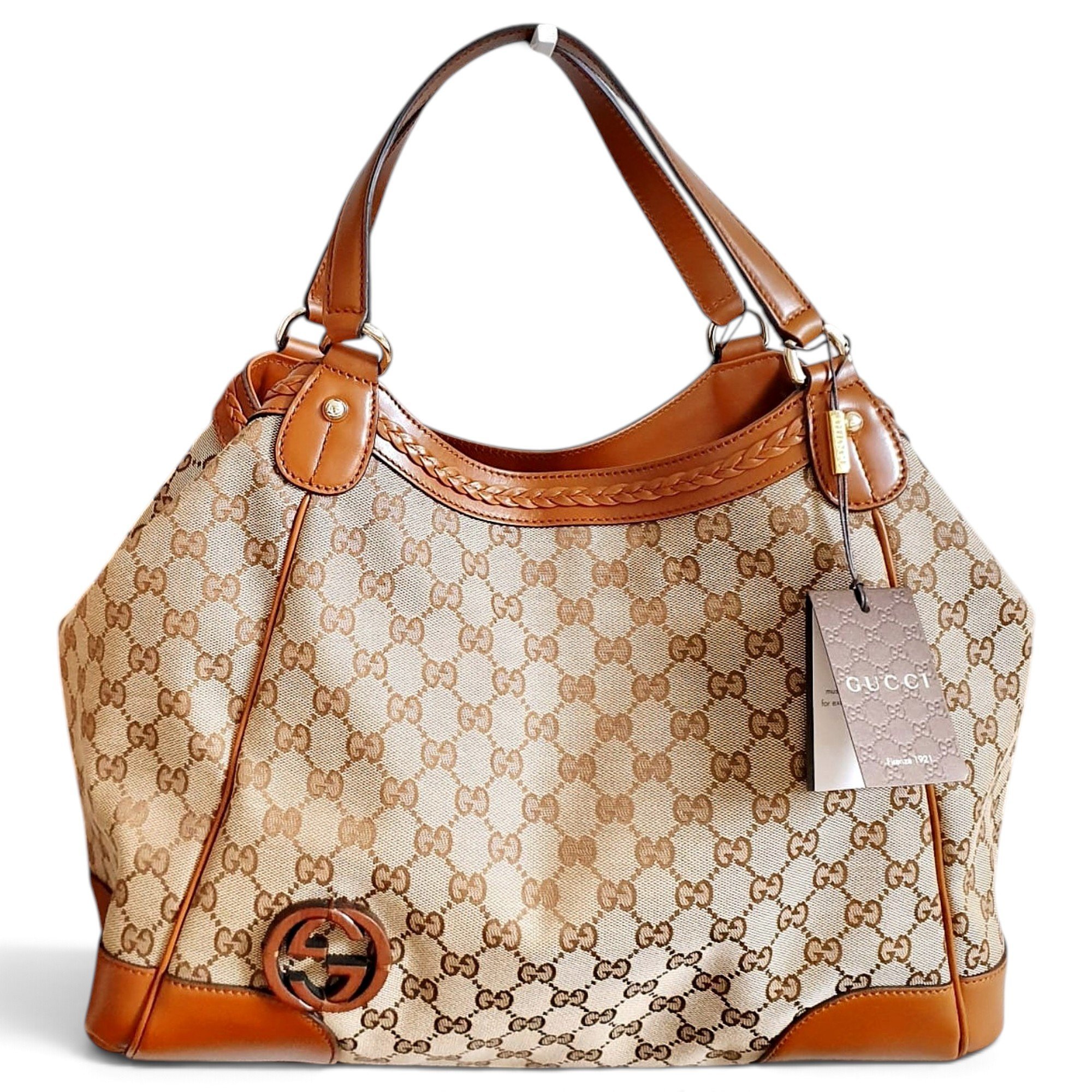 Leather handbag