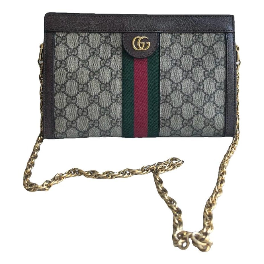 Ophidia Chain leather handbag